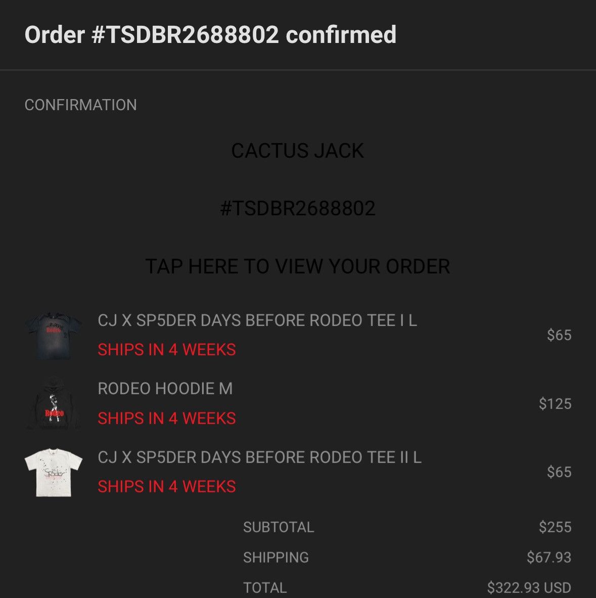Travis Scott Days Before Rodeo 10 Year Anniversary Hoodie Travis Scott Size US M / EU 48-50 / 2 - 5 Thumbnail