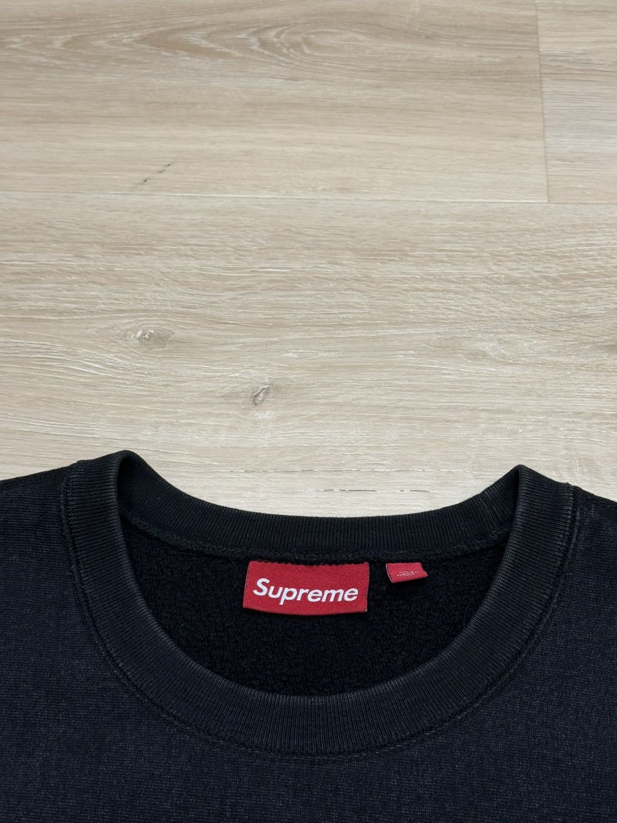 Supreme Supreme Washed Box Logo Crewneck Size US XL / EU 56 / 4 - 4 Thumbnail