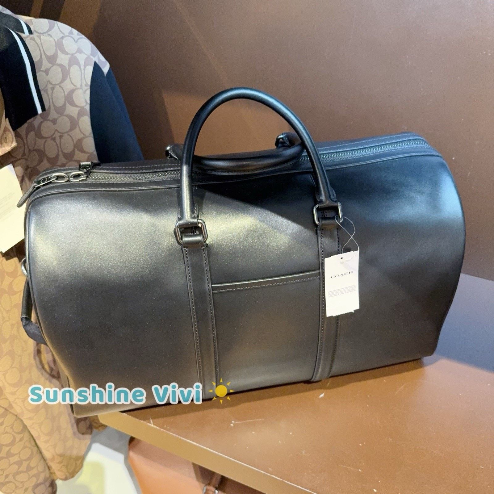 Coach NWT Coach Large Venturer Bag In Leather C5306 Black Size ONE SIZE - 5 Thumbnail