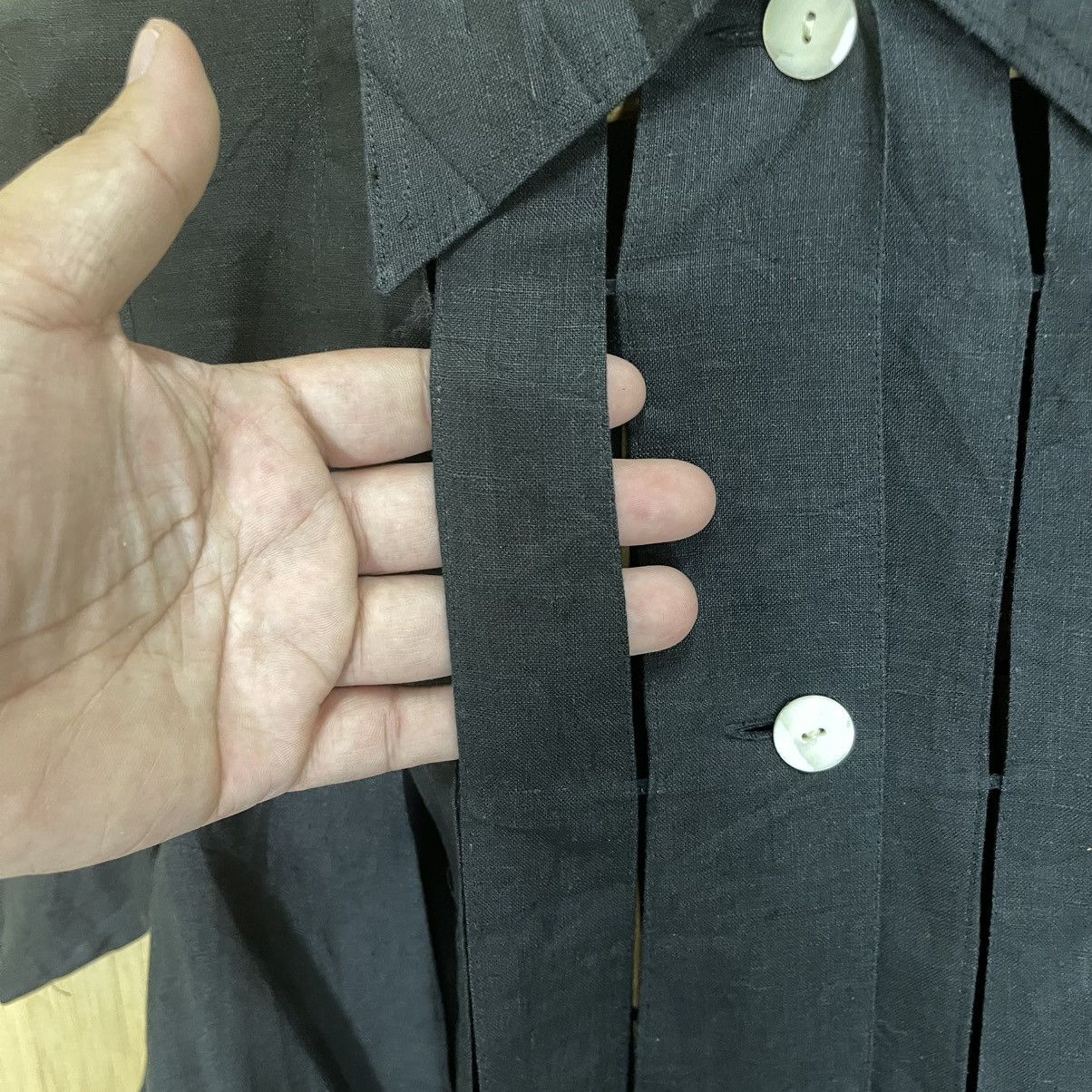 Japanese Brand Vintage 90s Parienne Sport Button Shirts Size M / US 6-8 / IT 42-44 - 6 Thumbnail