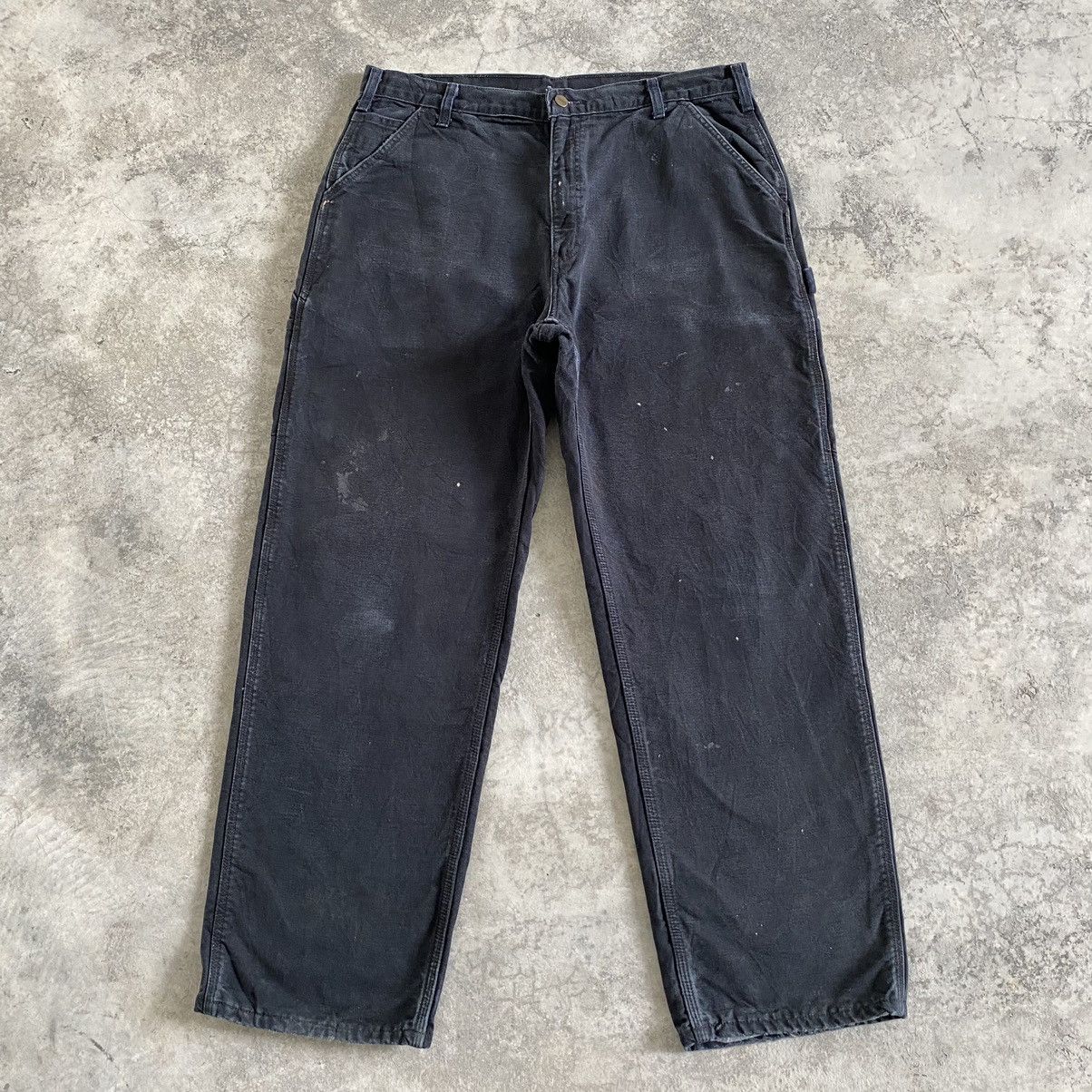 Carhartt Vintage Carhartt Blanket Lined Dirty Carpenter Pants Size US 36 / EU 52 - 2 Thumbnail