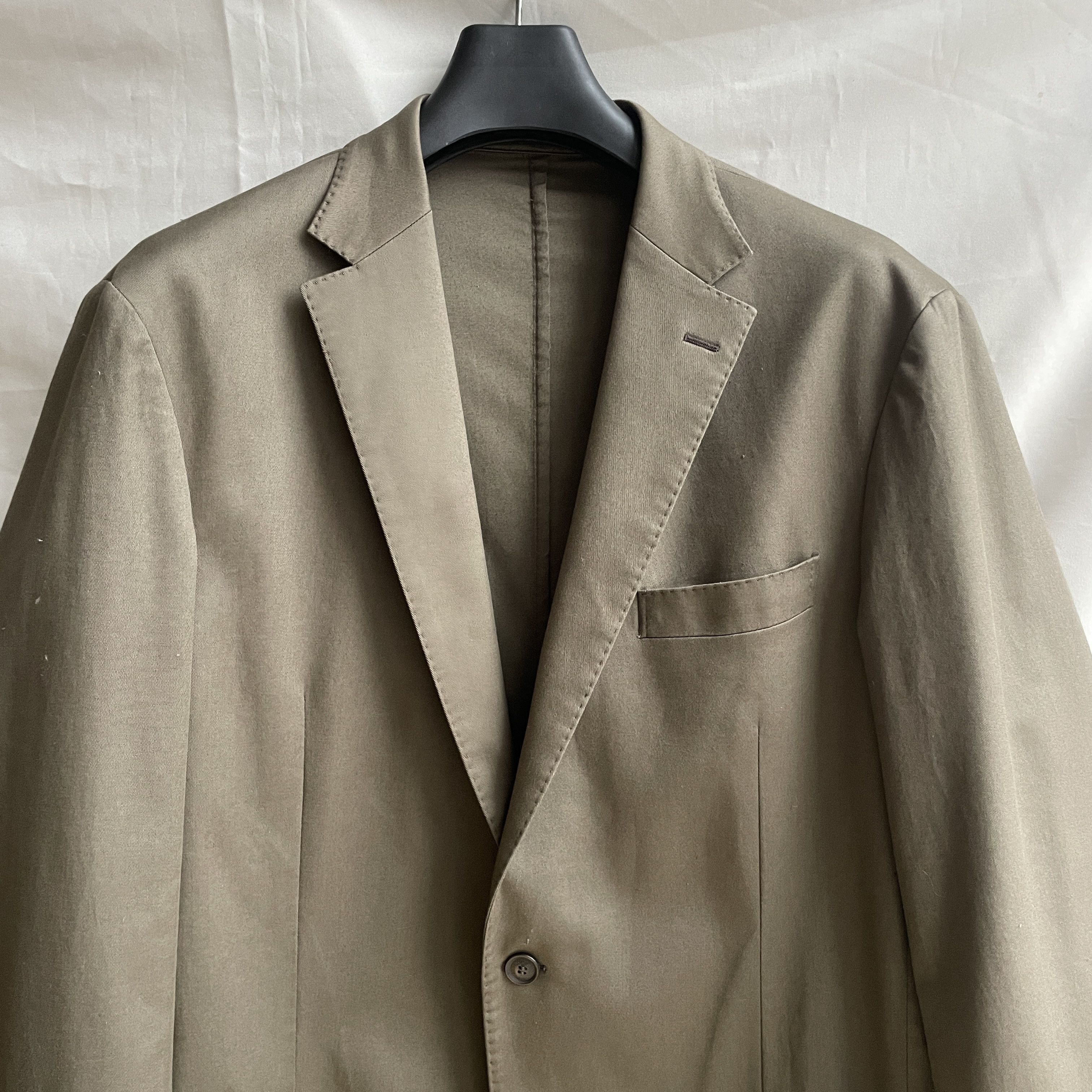 Boggi Boggi Milano Unlined Cotton Blazer Size EUR 56 Size 46R - 4 Thumbnail
