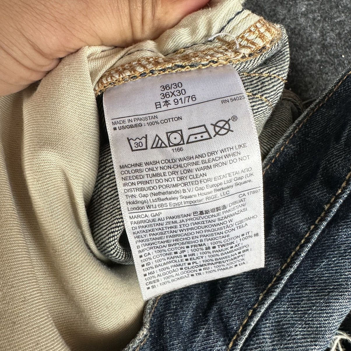 Gap Gap 1969 Straight Distressed Denim D610 Size US 36 / EU 52 - 16 Thumbnail