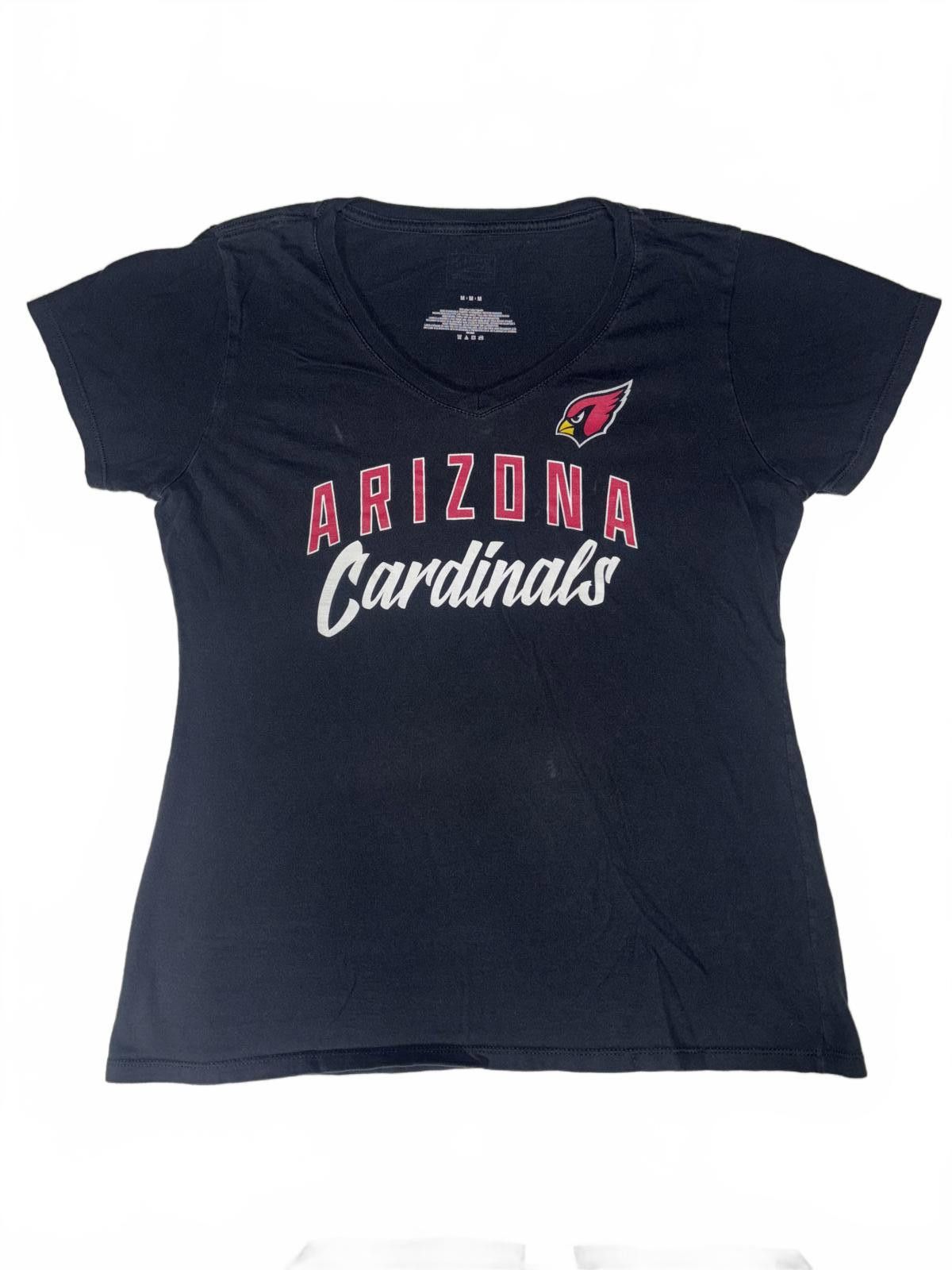 NFL Arizona Cardinals Women’s V-Neck T-Shirt - Casual Sports Tee Size M / US 6-8 / IT 42-44 - 1 Thumbnail