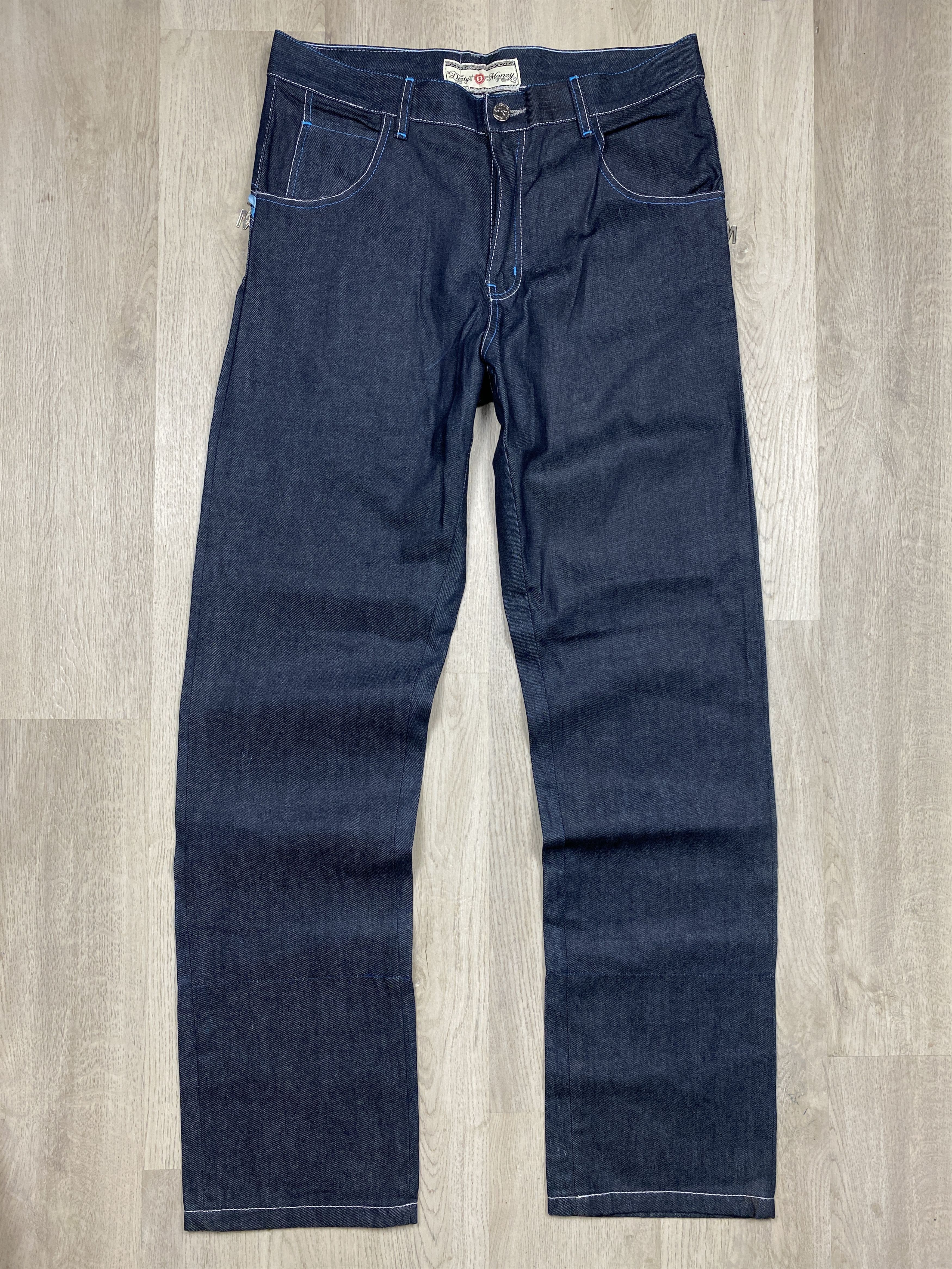 JNCO Dirty Money Vintage Mens Baggy Denim Pants Jeans Size US 34 / EU 50 - 7 Thumbnail