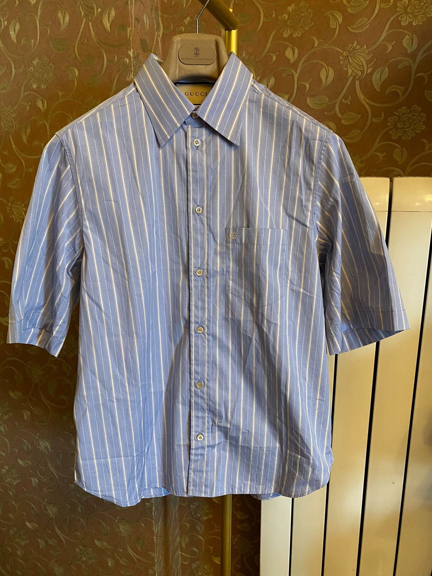 Gucci GUCCI Short Sleeve Shirt 15.5 New Authentic Size US S / EU 44-46 / 1 - 1 Thumbnail