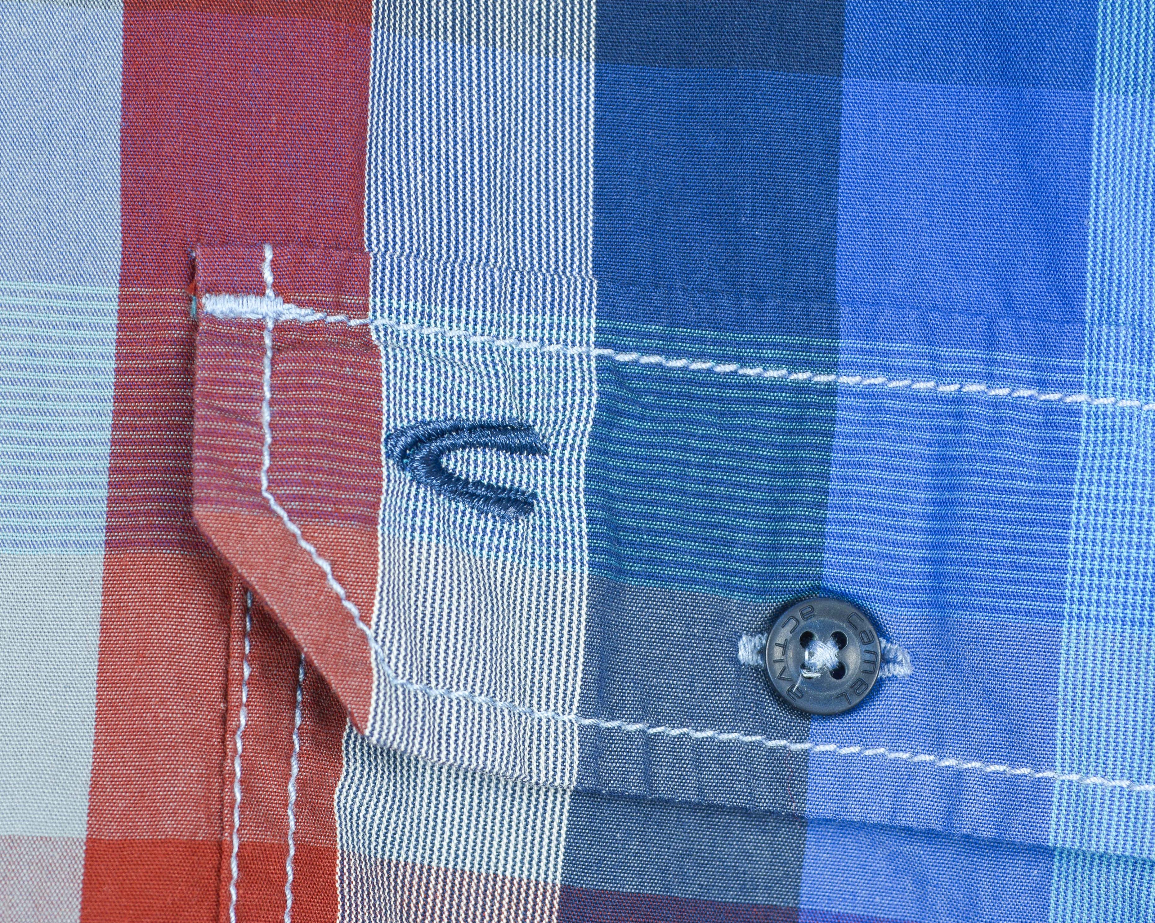 camel active Regular Fit Checked Shirt L Button Up Plaid Long Sleeved Top Size US L / EU 52-54 / 3 - 4 Thumbnail