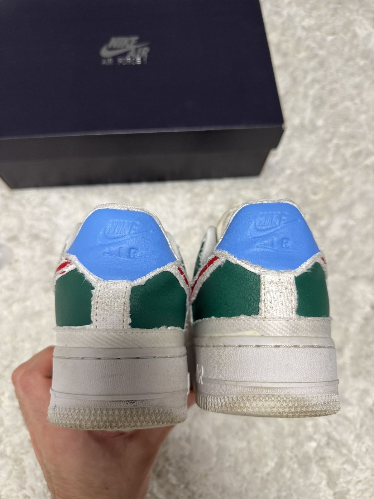 Nike Nike Air Force 1 „Tear Away“ red swoosh Size US 9 / EU 42 - 5 Thumbnail