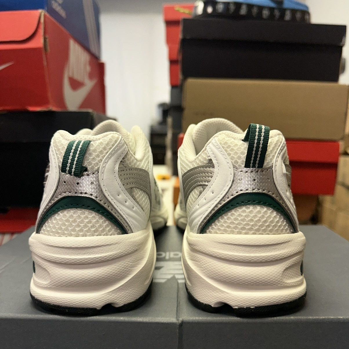 New Balance Size 7.5 - New Balance 530 - Sea Salt Marsh Green - MR530SX Size US 7.5 / EU 40-41 - 4 Thumbnail