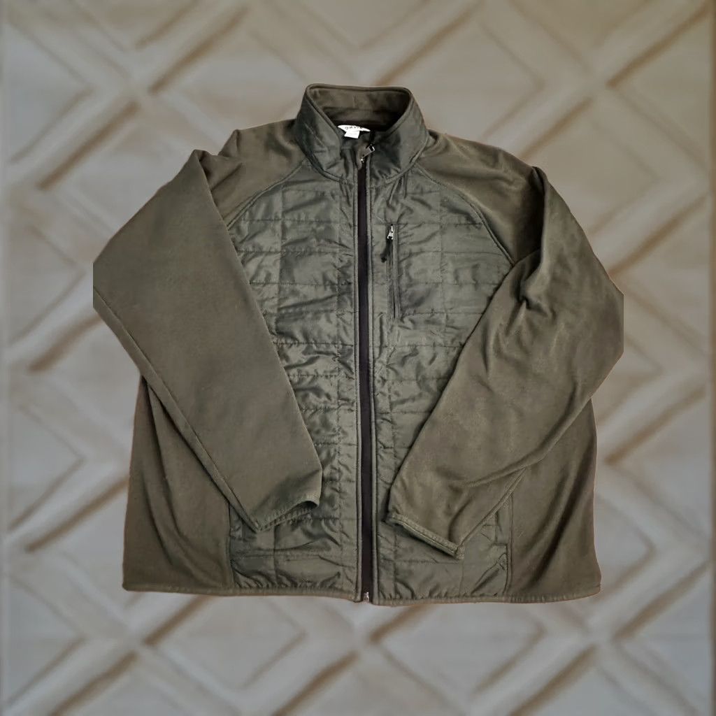 Orvis Orvis Quilted Long Sleeve Full Zip Jacket 2XL Mens Green Dark Nylon Quilted Long Sleeve Full Zip Jacket Size US XXL / EU 58 / 5 - 1 Thumbnail