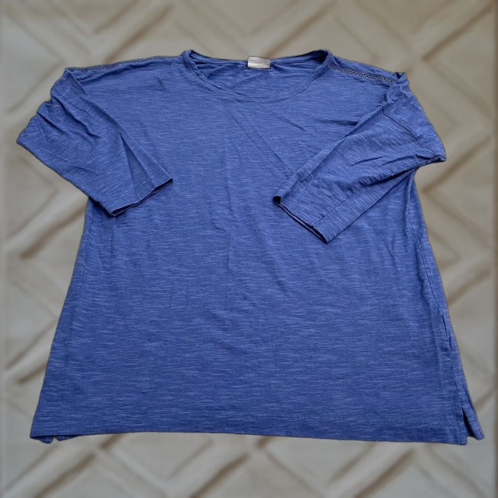 Vintage Columbia Shirt Womens L Blue Long Sleeve Casual Outdoor Knit Size L / US 10 / IT 46 - 1 Thumbnail