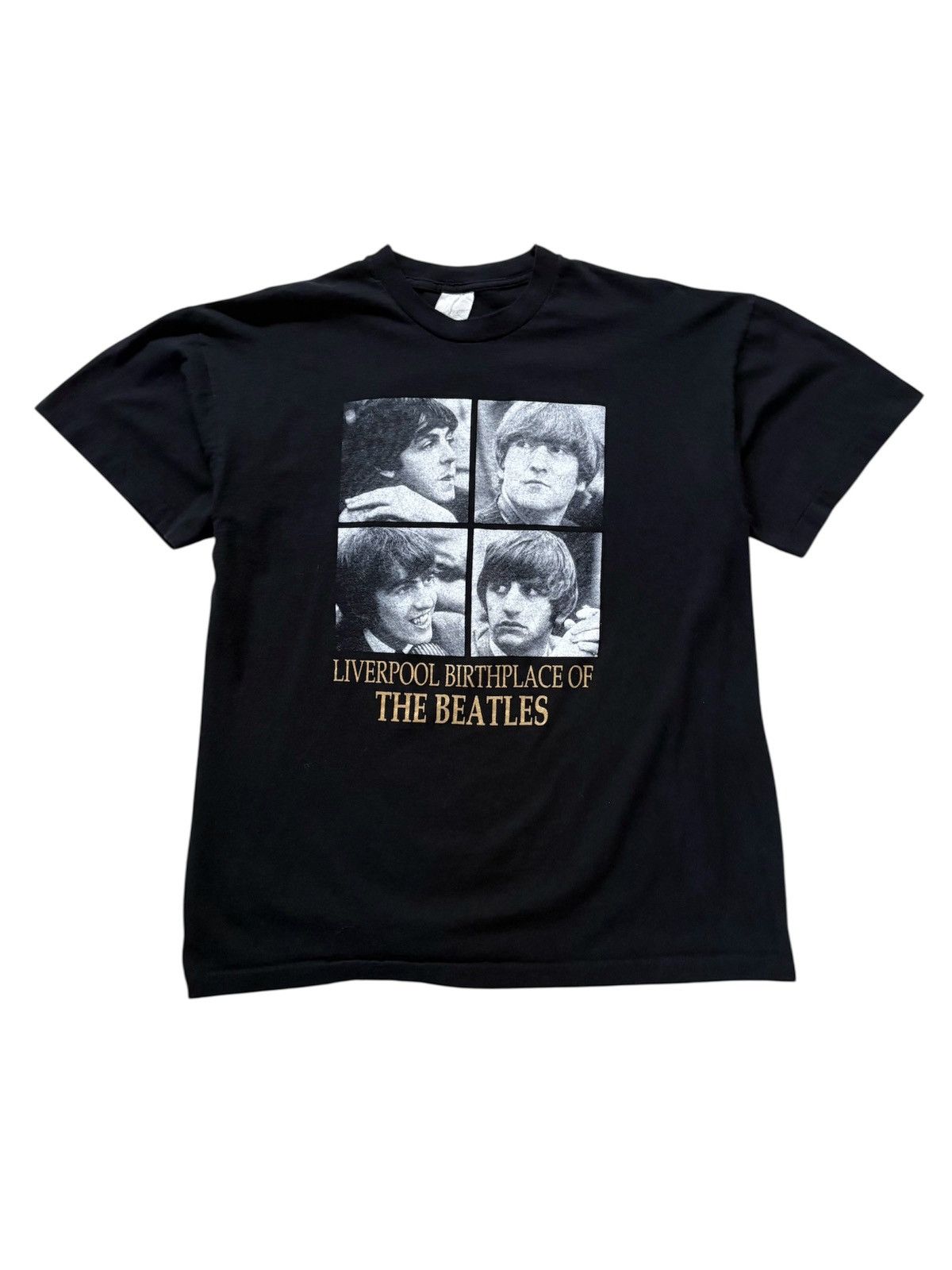 Band Tees 90’s Beatles Liverpool Vintage Single Stitch Tee Size US XL / EU 56 / 4 - 1 Thumbnail