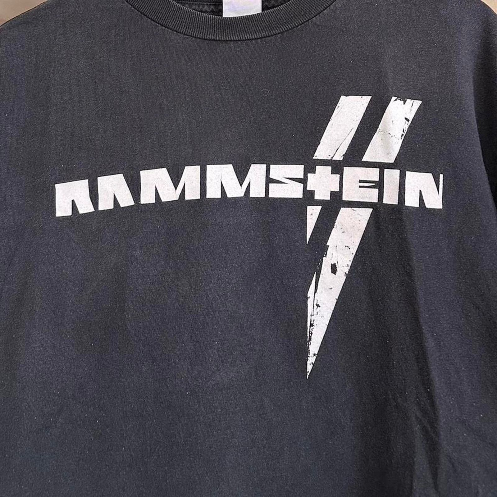 Band Tees × Vintage Vintage Y2K Rammstein Band Shirt Size US M / EU 48-50 / 2 - 3 Thumbnail