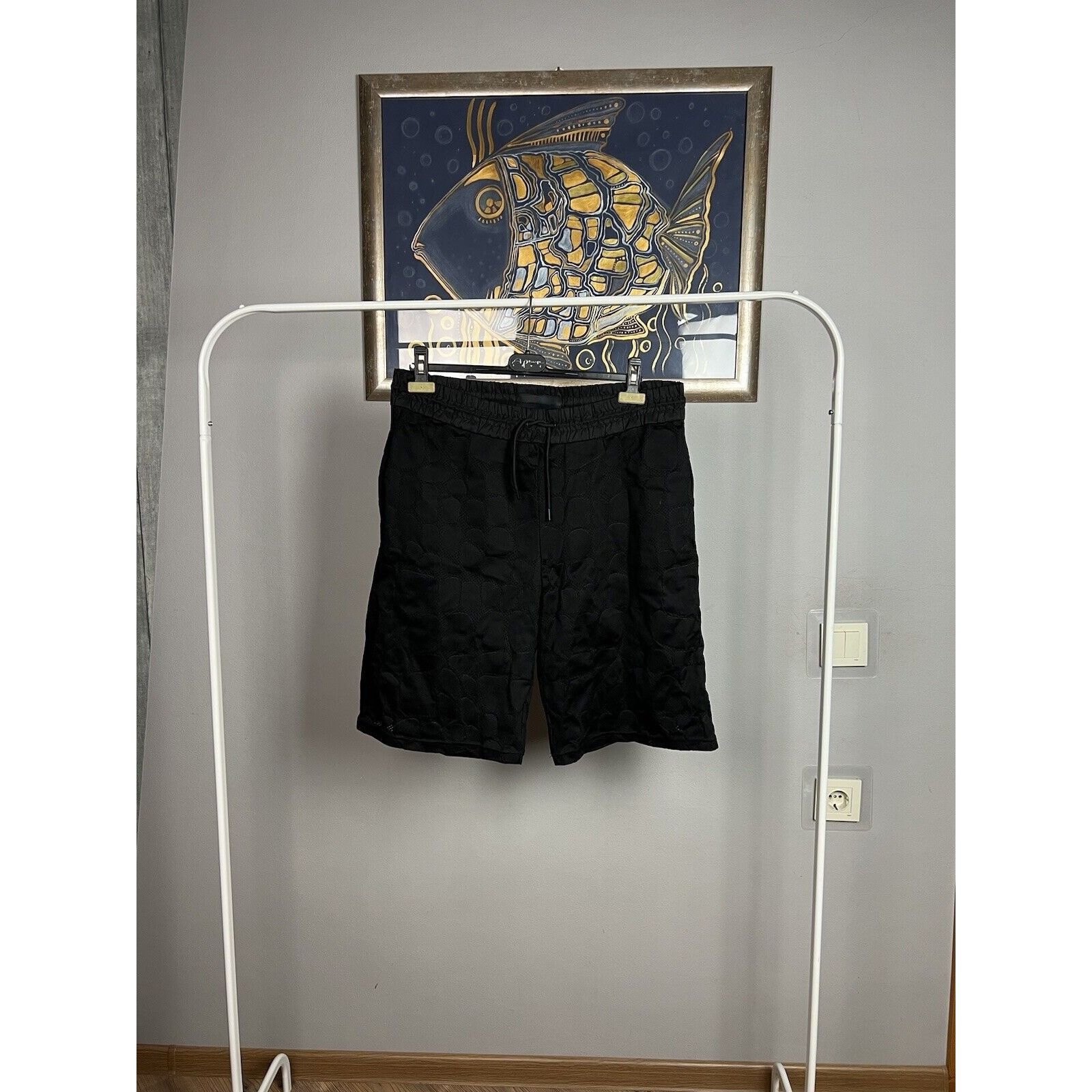 Alexander Wang × H&M MINT! Alexander Wang x H&M Black Patchwork Short Size M Size US 32 / EU 48 - 2 Thumbnail