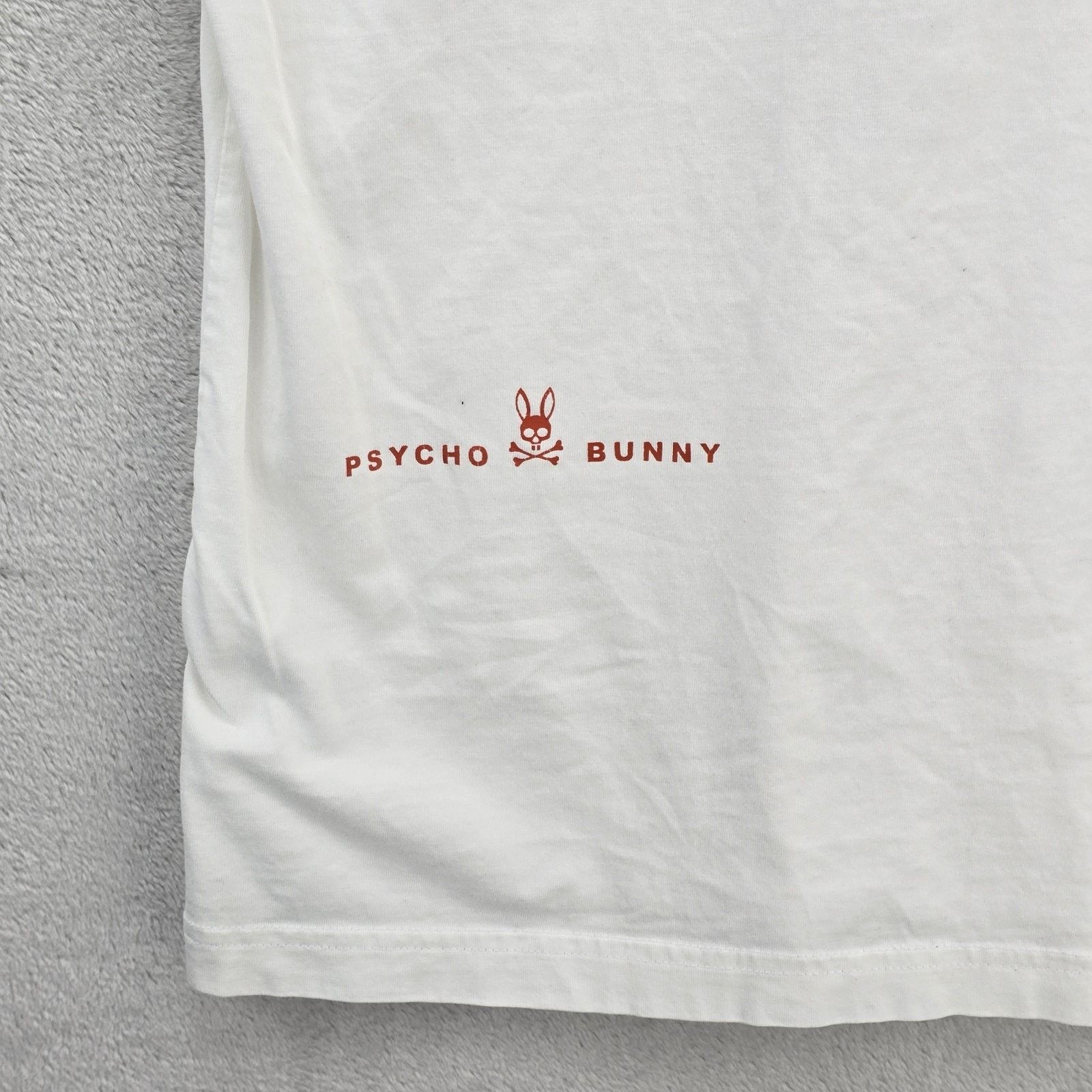 Psycho Bunny Psycho Bunny Shirt Mens 5 Medium White Lyons Flocking Size US M / EU 48-50 / 2 - 9 Thumbnail