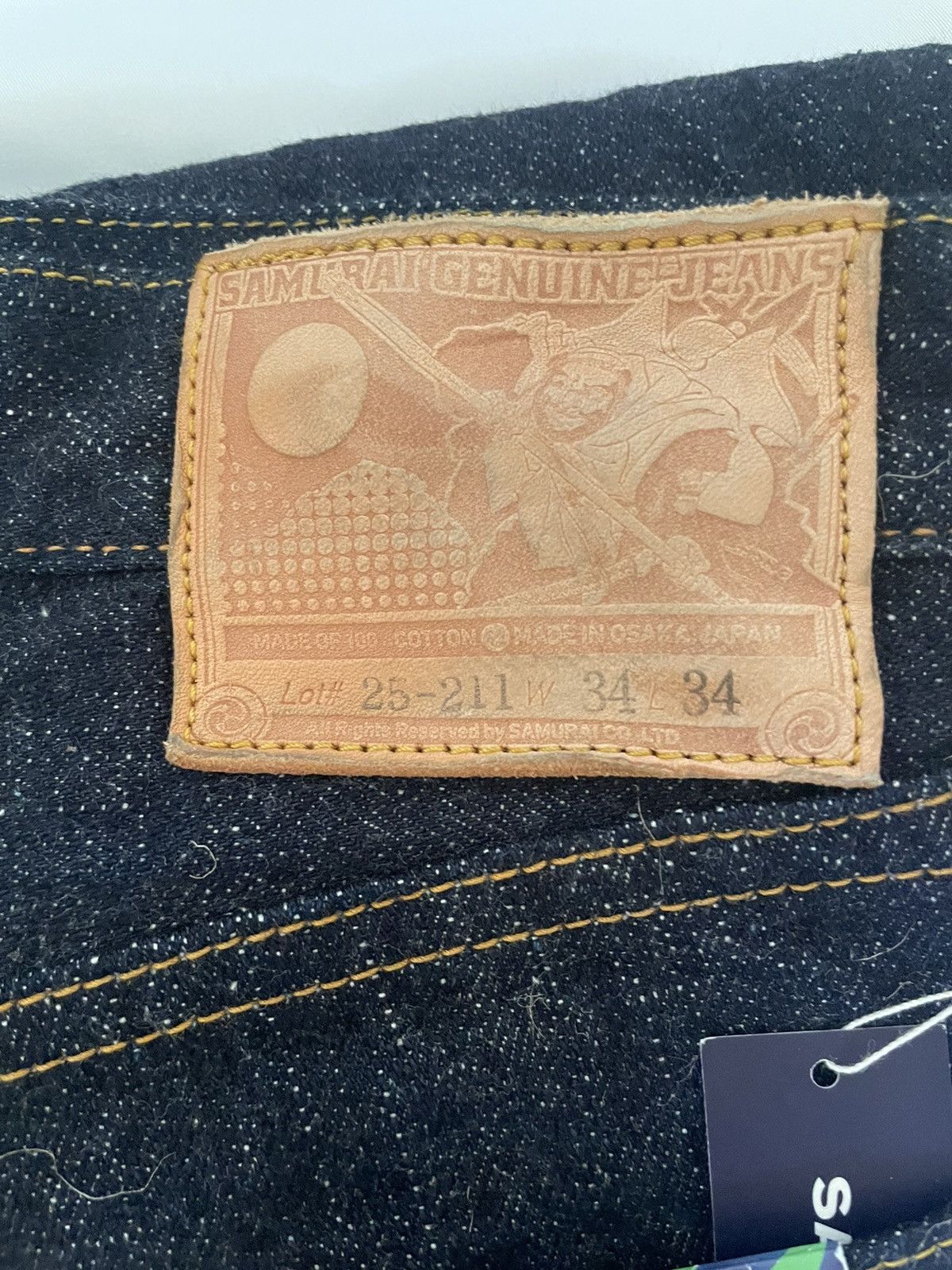 Samurai Jeans Samurai S211VX Benkei 17oz Lot #25 Size US 34 / EU 50 - 2 Thumbnail