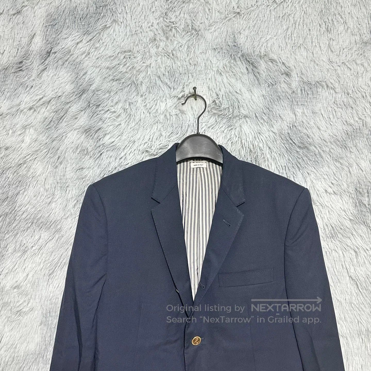 Thom Browne thom browne navy wool suit jacket. Size US M / EU 48-50 / 2 - 3 Thumbnail