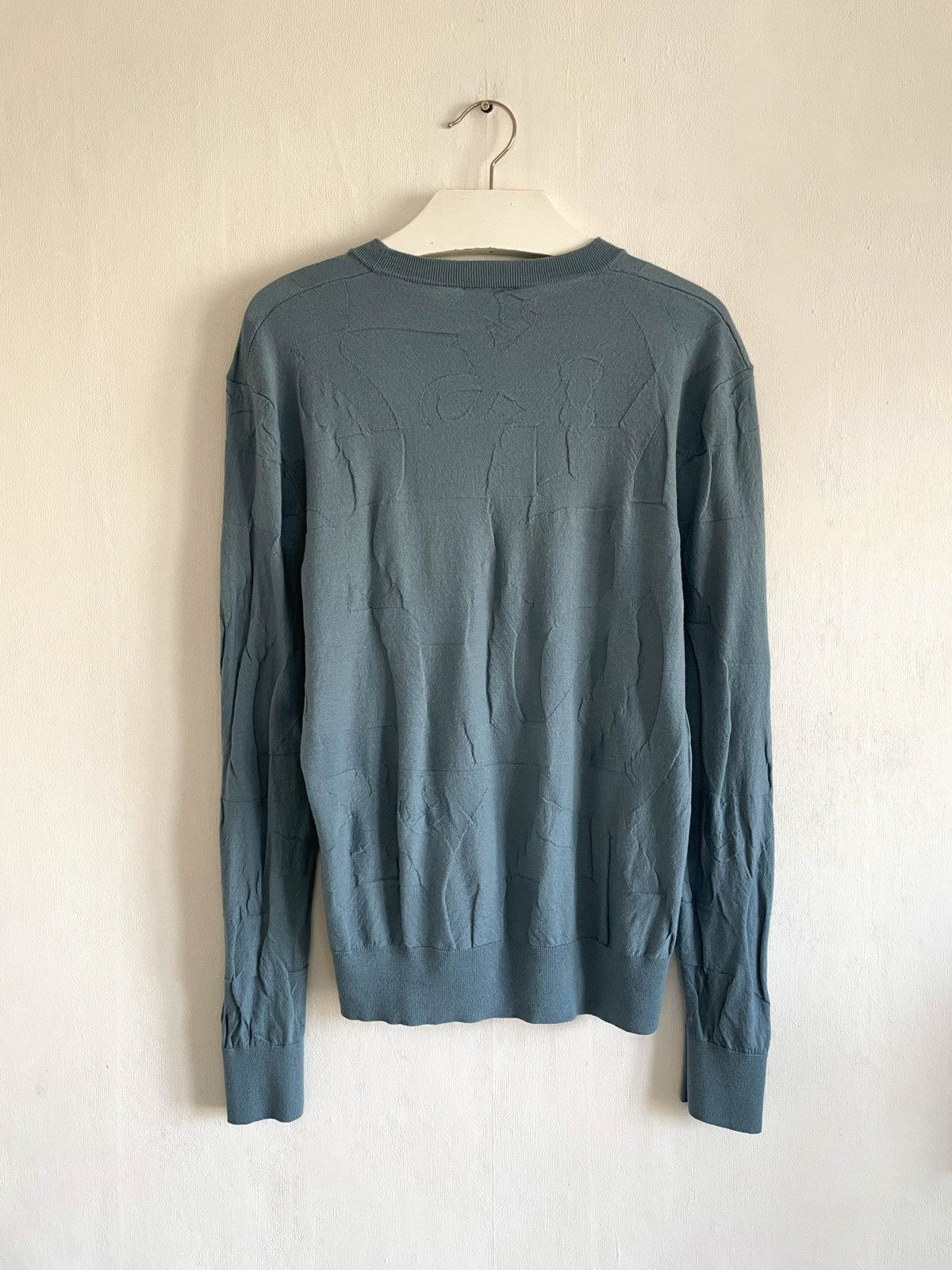 Hermes Hermes Slim Fit Textured Wool Jumper Size US L / EU 52-54 / 3 - 2 Thumbnail