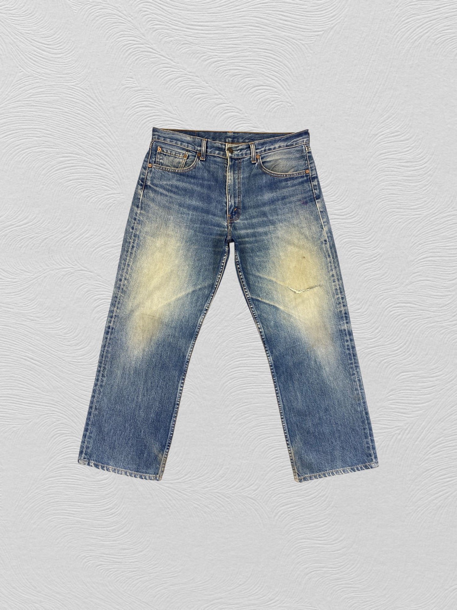 Levi's Distressed Blue Vintage Levi's 511 35x27 Denim -SJ141 Size US 35 - 1 Thumbnail