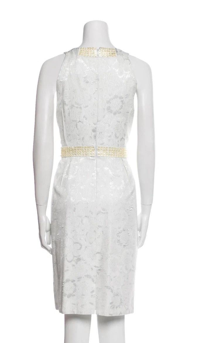 Other NWT Carmen Marc Valvo Opal Lace Sheath Dress Size S / US 4 / IT 40 - 5 Thumbnail