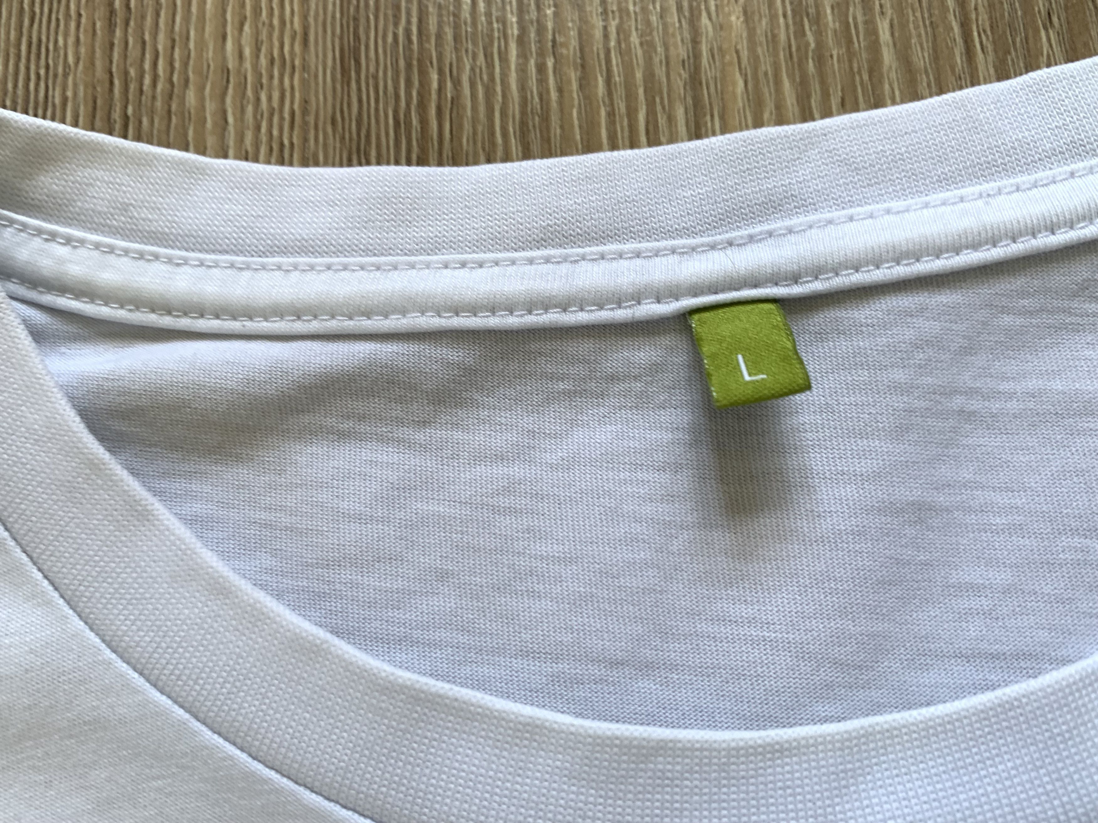 Other Greenpeace White Cotton Printed T Shirt Size US L / EU 52-54 / 3 - 6 Thumbnail