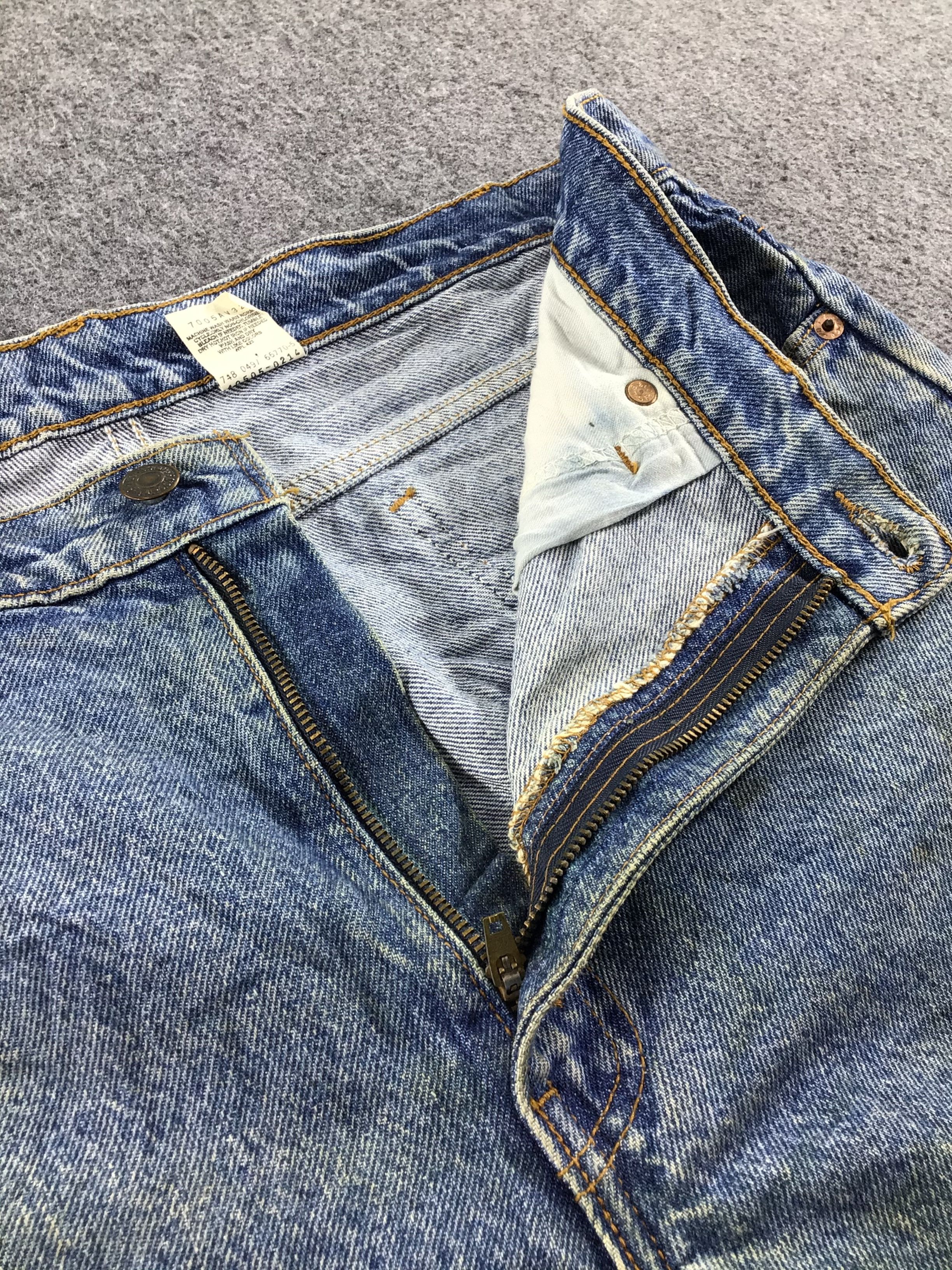 Levi's Vintage Levis 505 Orange Tab Jeans Rusty Wash - J317 Size US 34 / EU 50 - 7 Thumbnail