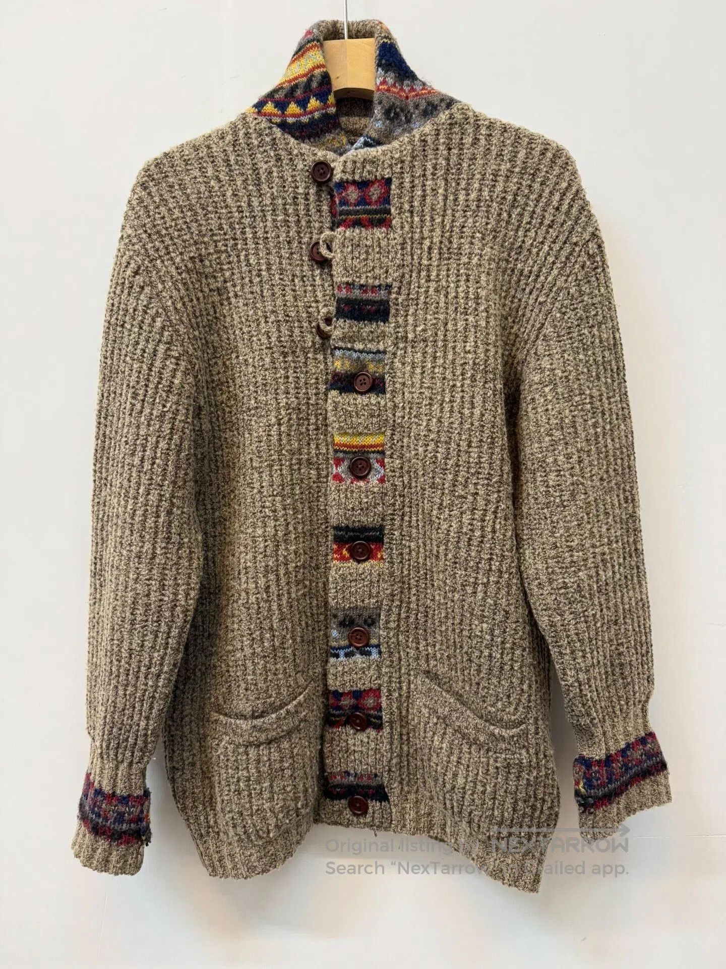 Kapital Kapital Wool Cardigan with Colorful Details. Size US XS / EU 42 / 0 - 2 Thumbnail