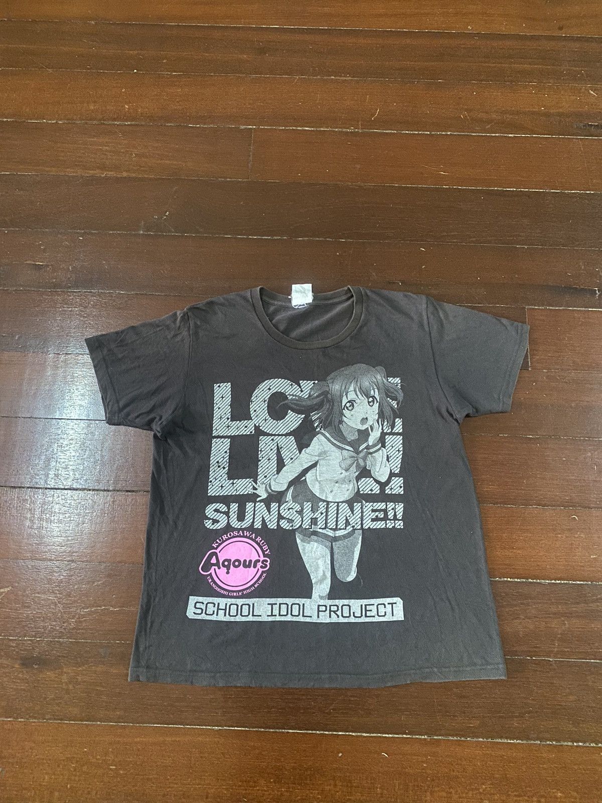 Anime × Japanese Brand × Vintage Vintage y2k school idol project love live sunshine black tee Size US L / EU 52-54 / 3 - 3 Thumbnail