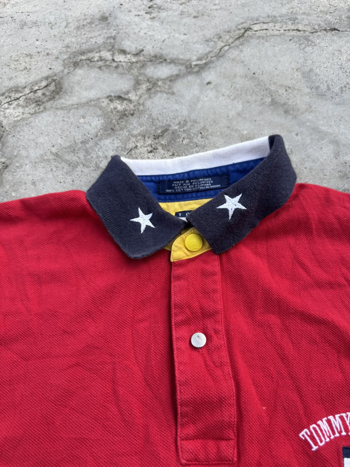 Tommy Hilfiger Vintage Tommy Hilfiger International Games USA Size US L / EU 52-54 / 3 - 3 Thumbnail