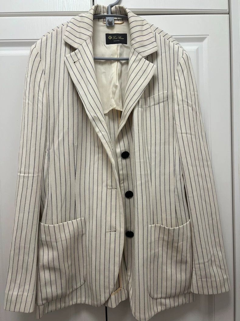 Loro Piana Loro Piana Striped Formal Blazer Size US M / EU 48-50 / 2 - 1 Thumbnail