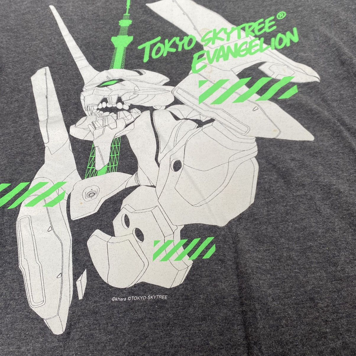 Anime × Cartoon Network × Japanese Brand Very Rare Anime Neon Genesis Evangelion Tokyo Sky-tree tee Size US M / EU 48-50 / 2 - 2 Thumbnail