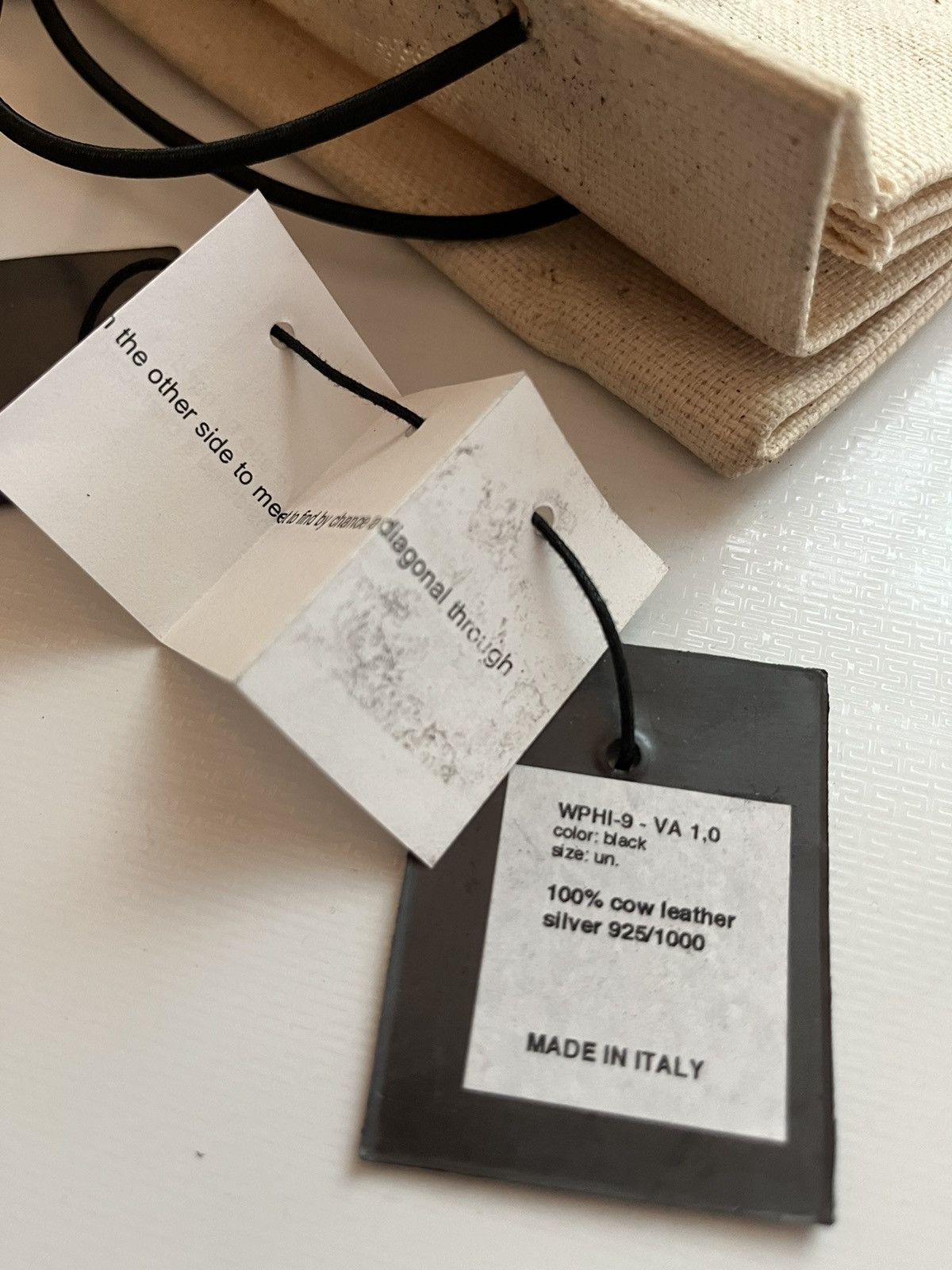 Ma+ MA+ large folded cow leather origami wallet Size ONE SIZE - 2 Thumbnail