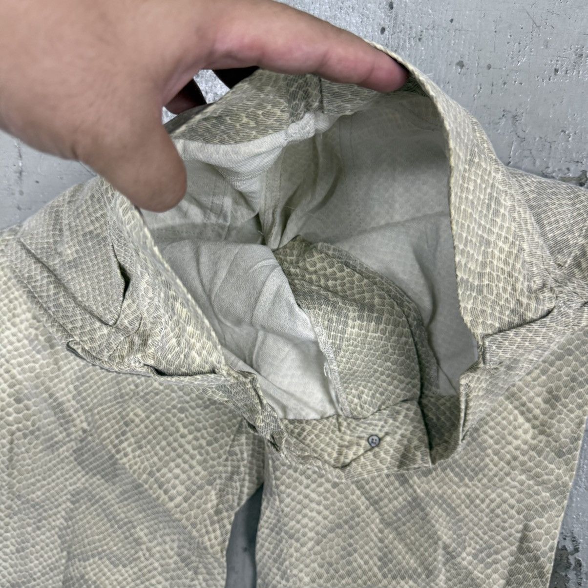 Yasuyuki Ishii Yasuyuki Ishii Inspired Snakeskin print Pants Size US 28 / EU 44 - 4 Thumbnail