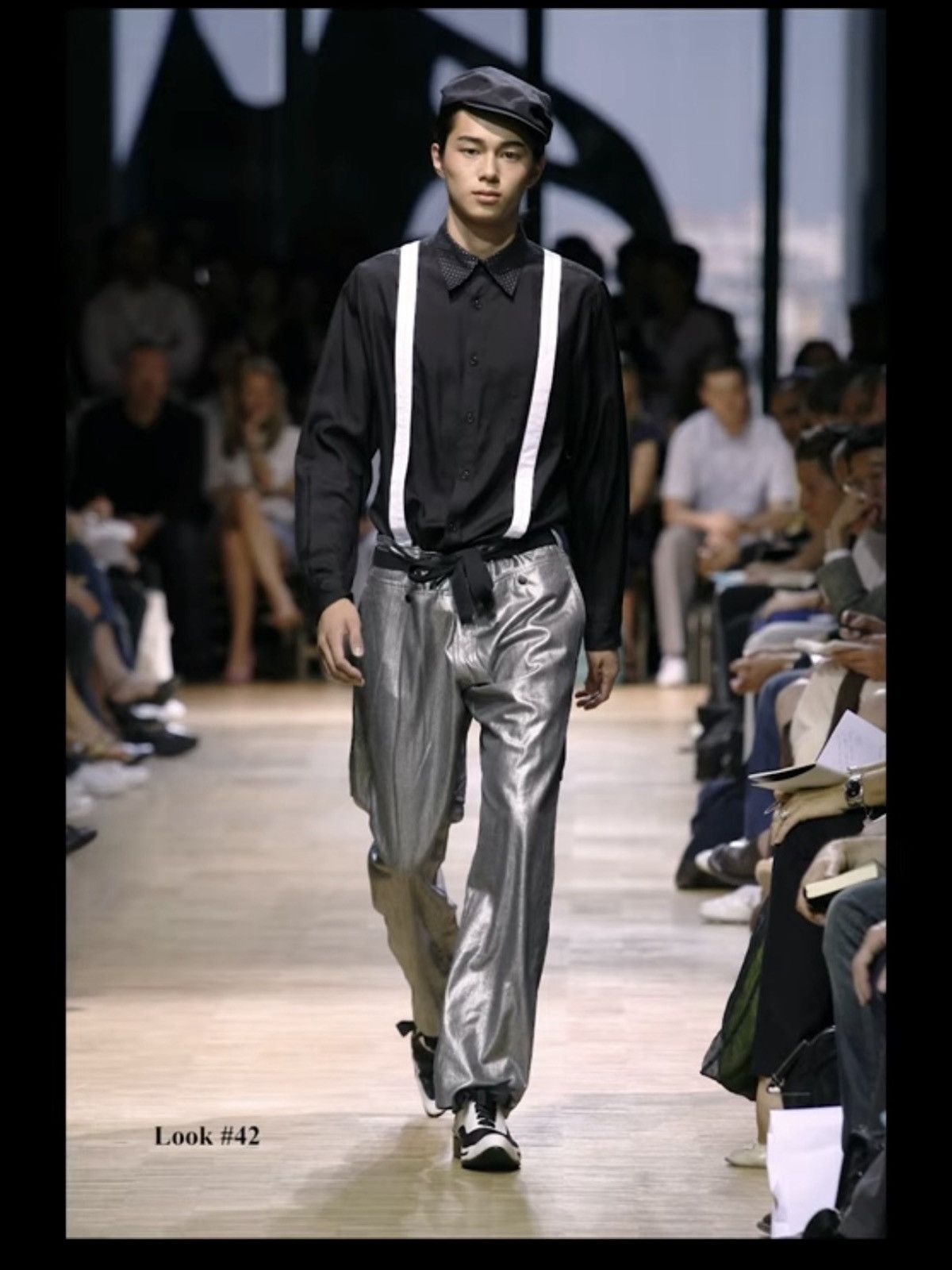 Yohji Yamamoto Yohji Yamamoto Pour Homme SS2007 metallic pant Size US 32 / EU 48 - 1 Thumbnail