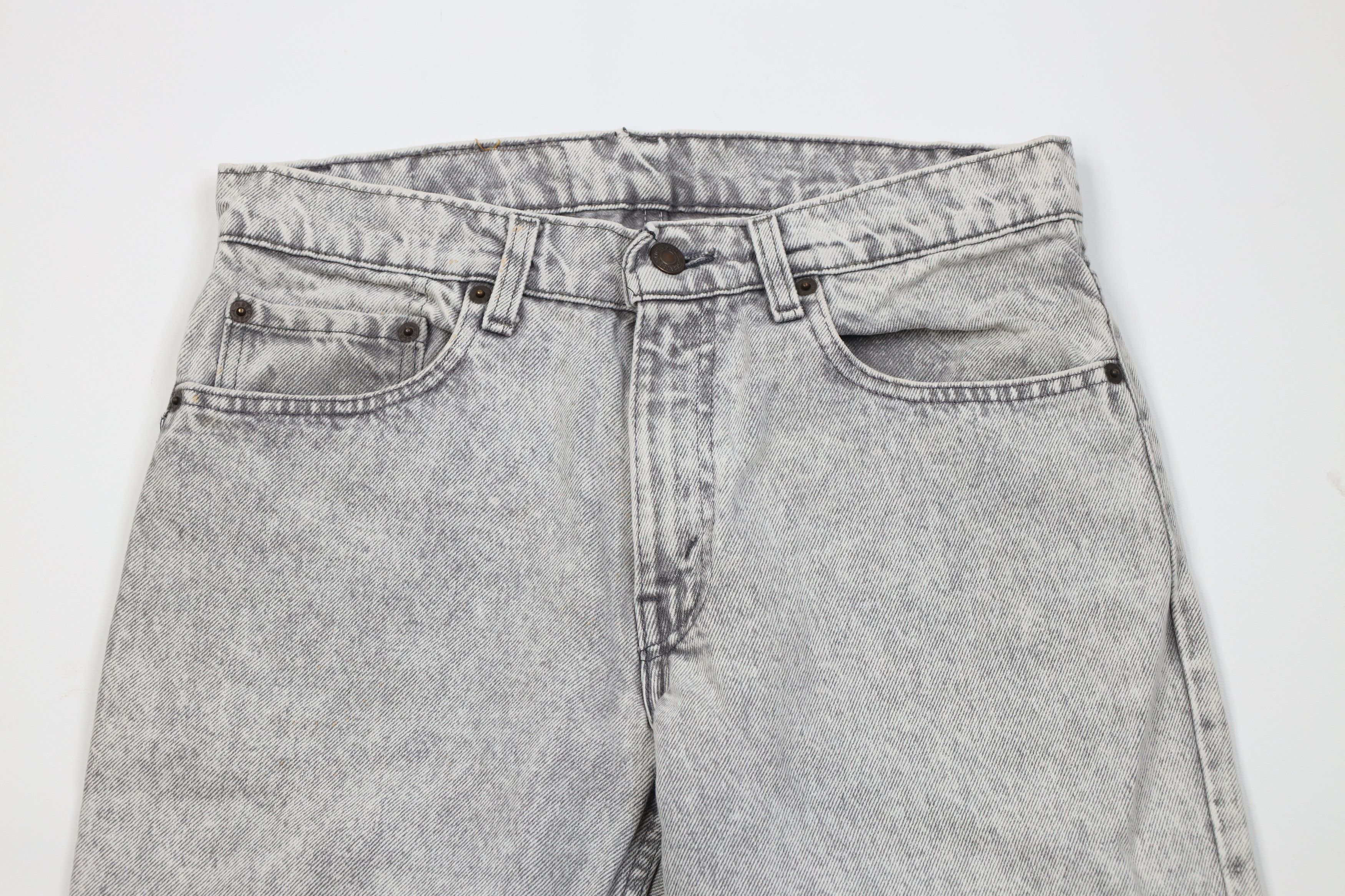 Levi's Vintage 80s Levis 506xx Wash Straight Leg Jeans Gray USA Size US 32 / EU 48 - 2 Thumbnail