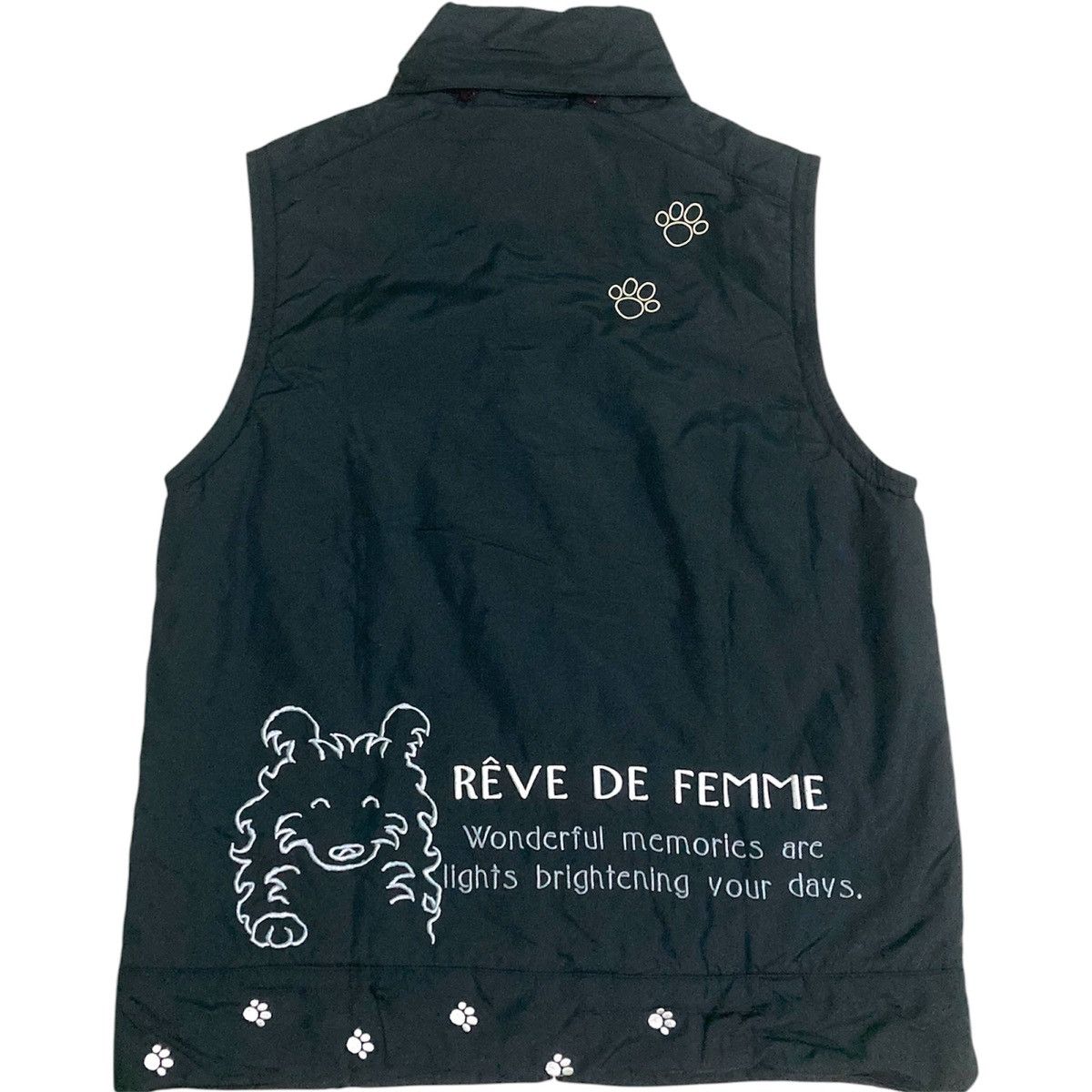 Vintage Reve De Femme Big Logo Thermolite Vest Size US S / EU 44-46 / 1 - 2 Thumbnail