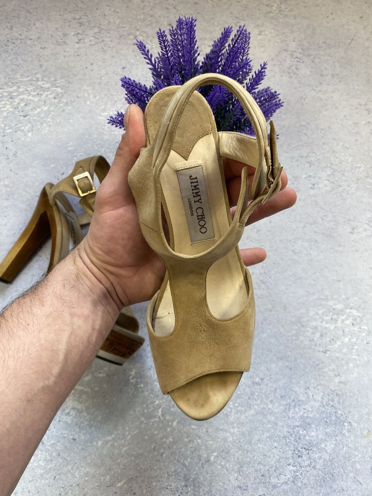 Jimmy Choo Jimmy Choo Women’s Heels Leather Suede Shoes Size 39 Size US 9 / IT 39 - 15 Thumbnail
