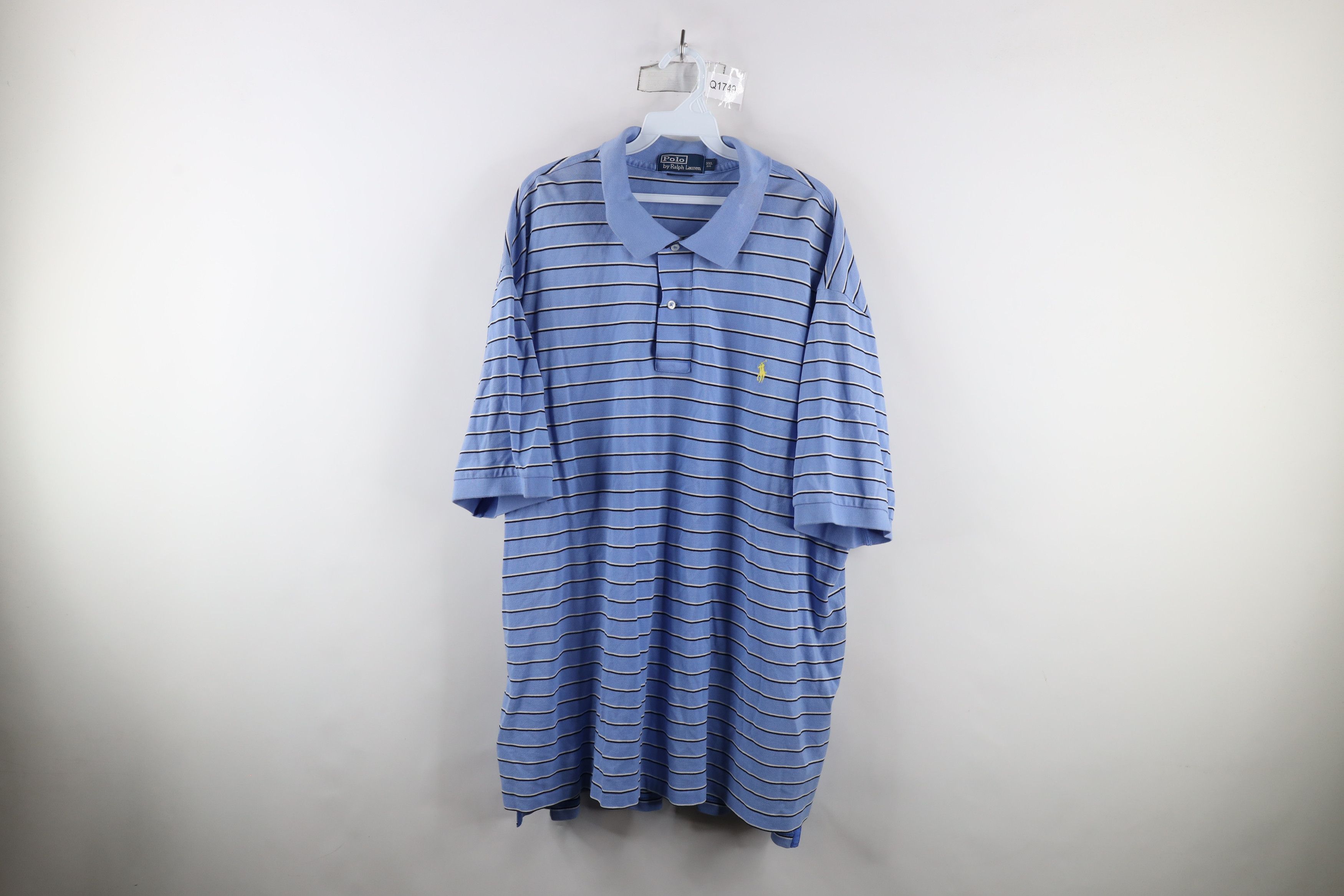 Ralph Lauren × Vintage Vintage 90s Ralph Lauren Knit Collared Golf Polo Shirt Size US XXL / EU 58 / 5 - 1 Thumbnail