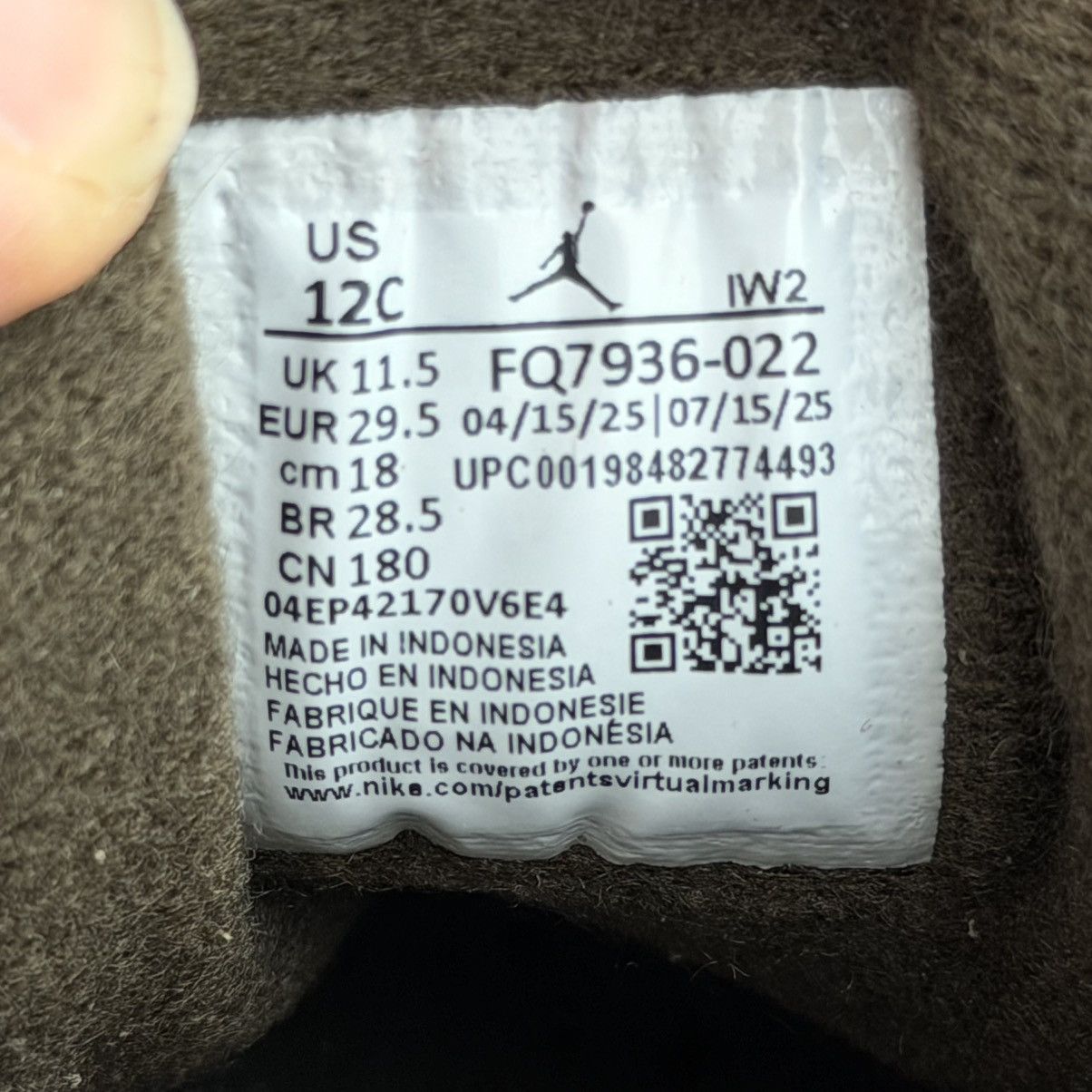 Jordan Brand NEW Jordan 4 RM Ironstone Sz 12C Preschool FQ7936-022 Youth Size US 12 / EU 45 - 8 Thumbnail