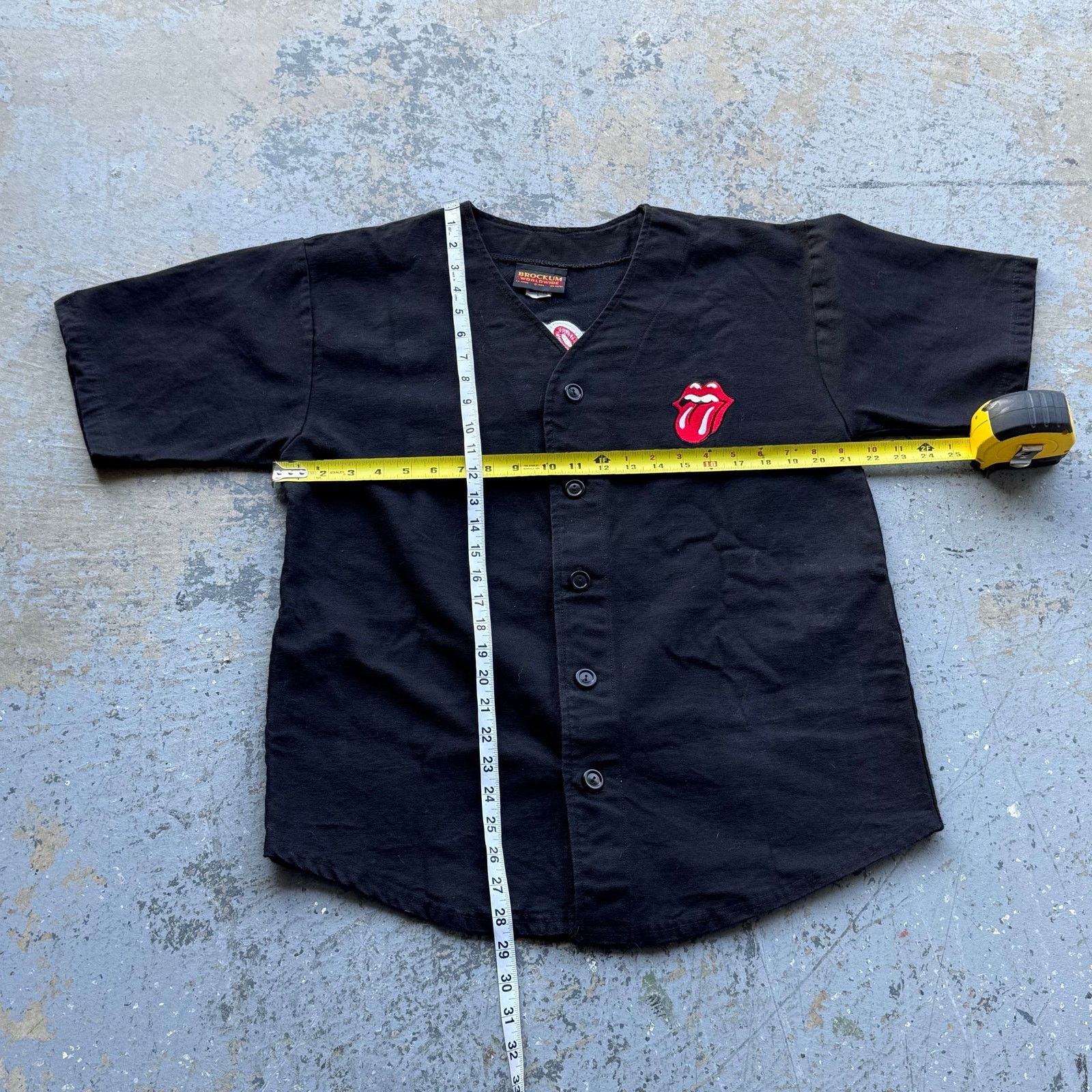 Brockum Vintage Brockum 1994 The Rolling Stones Baseball Jersey L Size US L / EU 52-54 / 3 - 7 Thumbnail