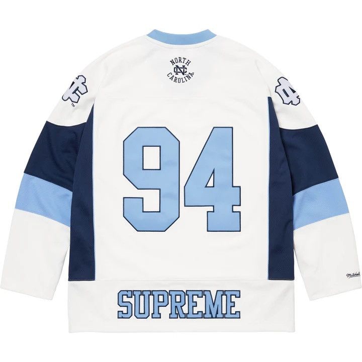 Mitchell & Ness × Supreme Supreme Mitchell & Ness NCAA UNC Hockey Jersey Size US XL / EU 56 / 4 - 2 Thumbnail