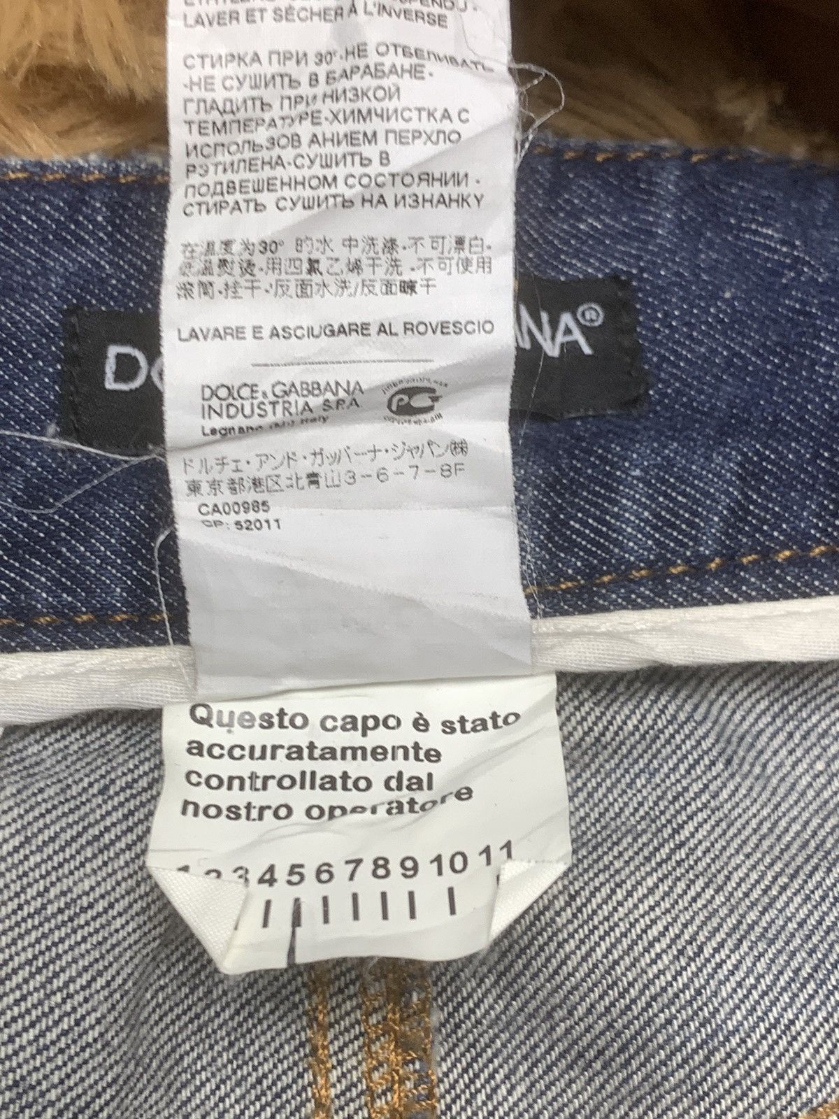 Dolce & Gabbana × Vintage 90s Dolce & Gabbana 14 Destroyed Rip Jeans W34 Size US 34 / EU 50 - 6 Thumbnail