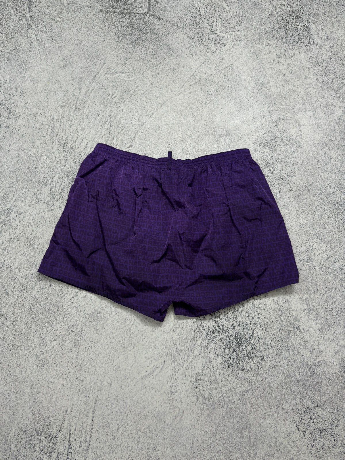 Dsquared2 LUXURY DSQUARED2 NYLON SWIMMING MONOGRAM SHORTS MEN’S Size US 34 / EU 50 - 8 Thumbnail
