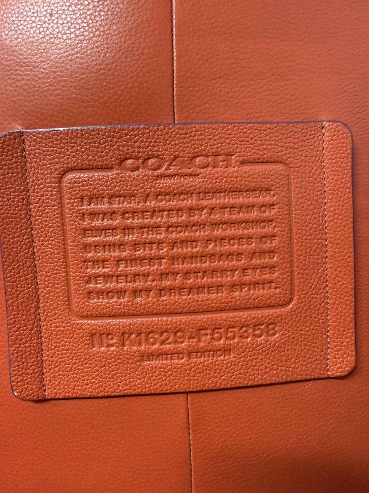 Coach Oversized Coach Full-Leather Bear Flagship Store Size ONE SIZE - 3 Thumbnail