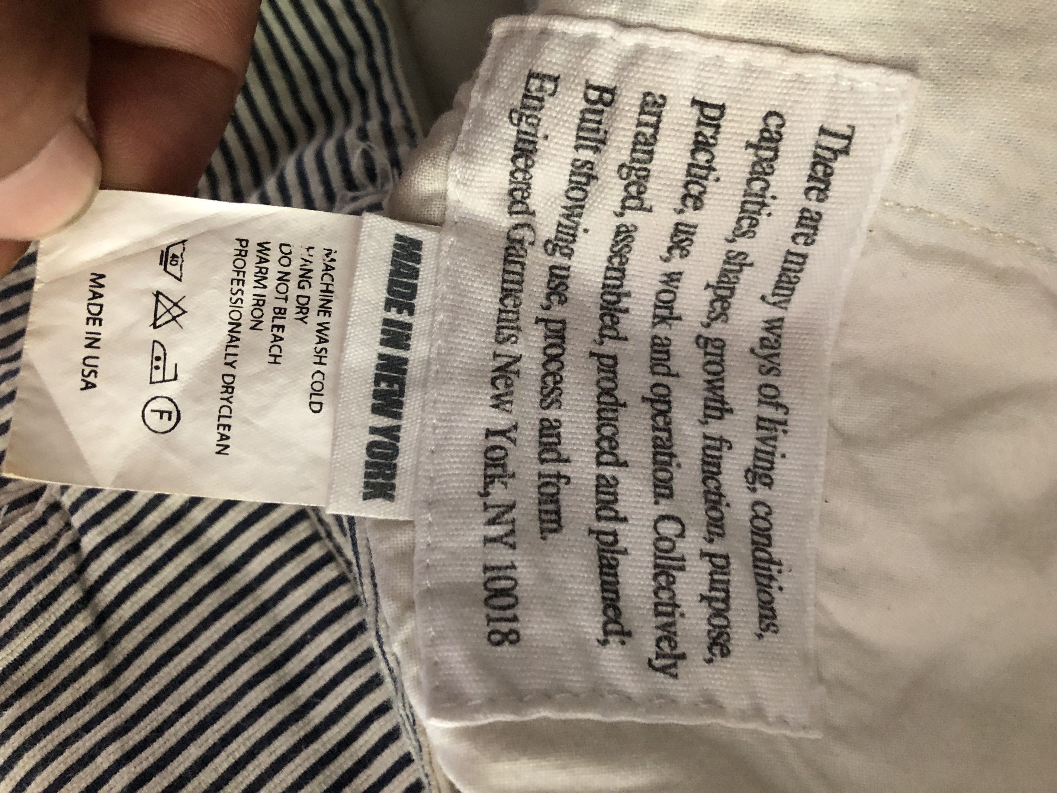 Beams Plus × Engineered Garments Engineered Garments x BEAMS Hickory Stripe Shorts Workwear Size US 32 / EU 48 - 5 Thumbnail