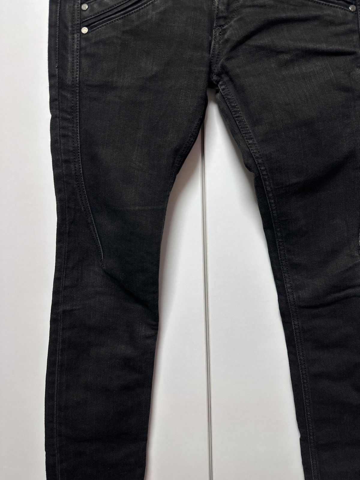 Roberto Cavalli Roberto Cavalli Vintage Scab Repair Distressed Skinny Jeans Size 25" / US 0 / IT 36 - 5 Thumbnail