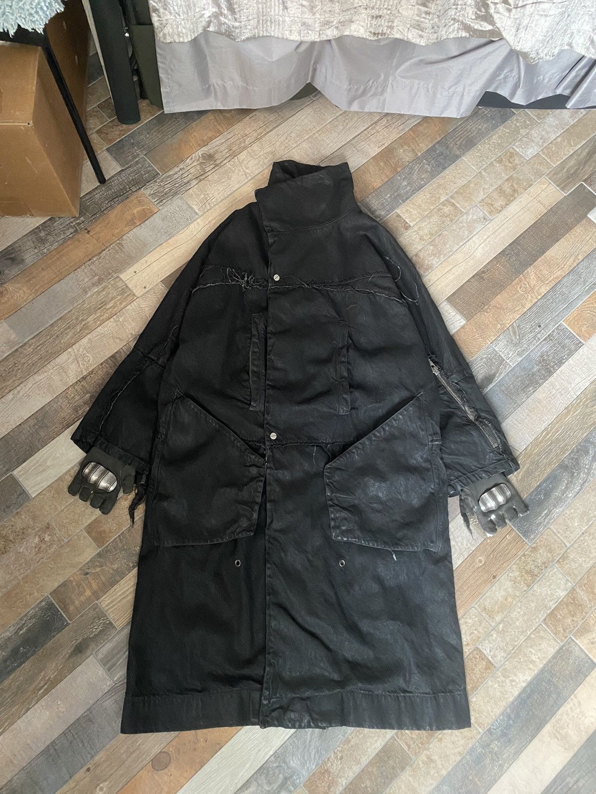 SHINE LUXURY ICARUS LAYERED KILLER TRENCH COAT Size US XS / EU 42 / 0 - 13 Thumbnail