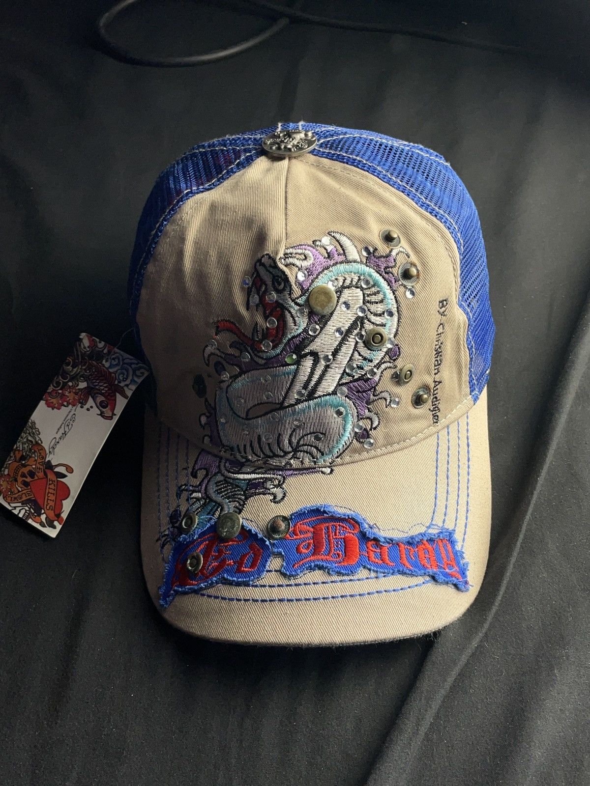00's Christian Audigier キャップ Ed Hardy Authentic Ed Hardy by Christian Audigier Hat Limited Edition