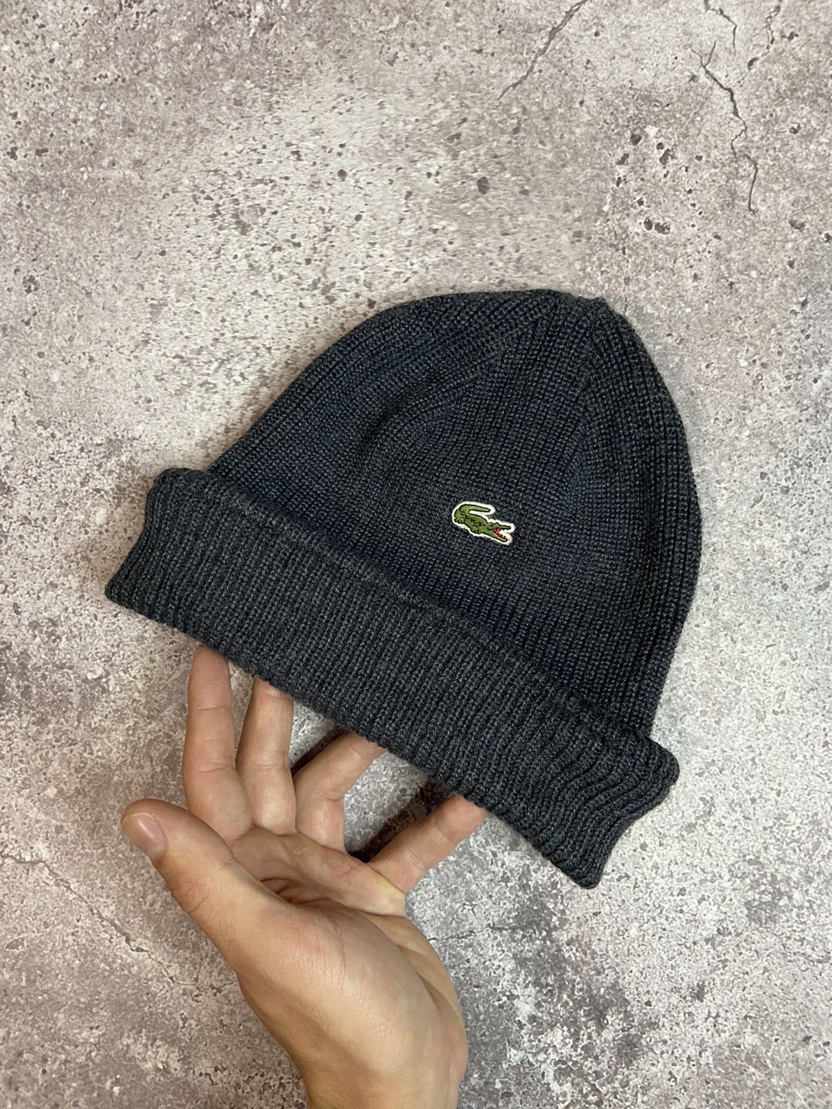 Lacoste × Vintage Vintage Lacoste Hat France Grey Wool Hype Style Size ONE SIZE - 1 Thumbnail