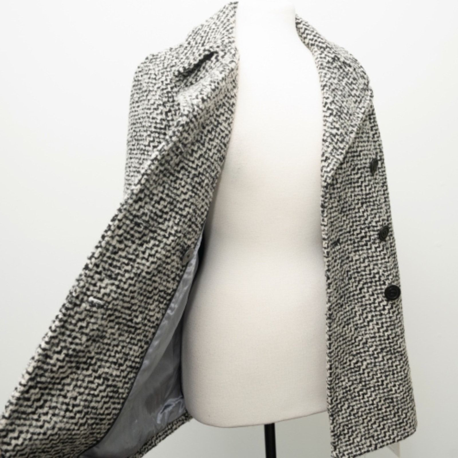 Calvin Klein Calvin Klein. Tweed Peacoat Coat Womens. Size M / US 6-8 / IT 42-44 - 7 Thumbnail
